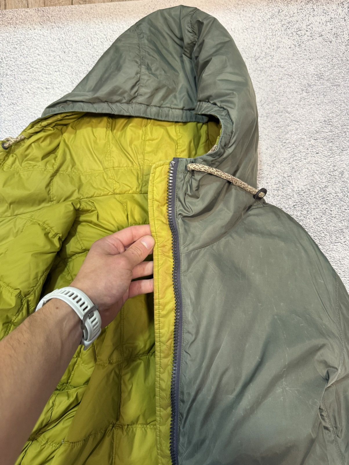 Colmar Colmar Down Jacket Men 50 Green Hooded Puffer Coat Nylo Logo Size US M / EU 48-50 / 2 - 24 Thumbnail