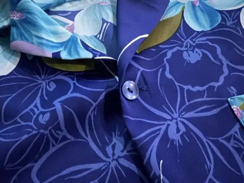 Other Sunmari Fashion Hawaii USA Flower Royal Blue Sky Size US L / EU 52-54 / 3 - 3 Thumbnail