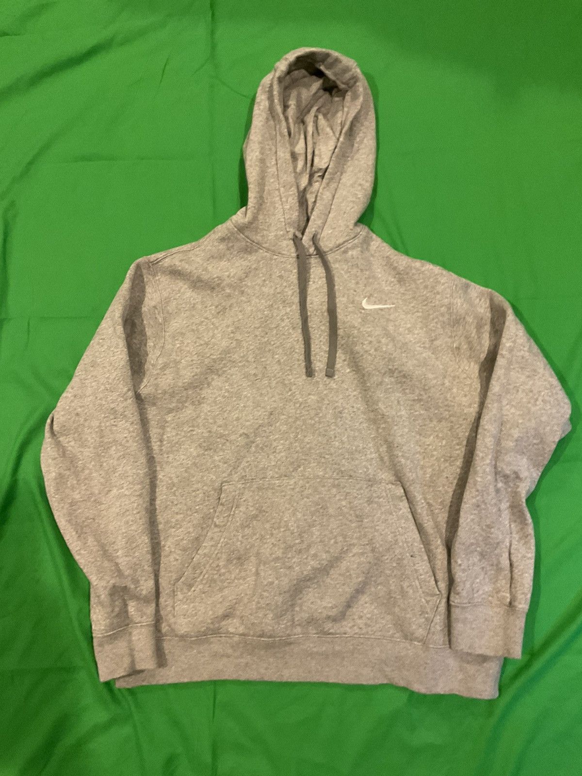 Nike × Vintage Vintage Nike grey and white hoodie Size US L / EU 52-54 / 3 - 1 Thumbnail