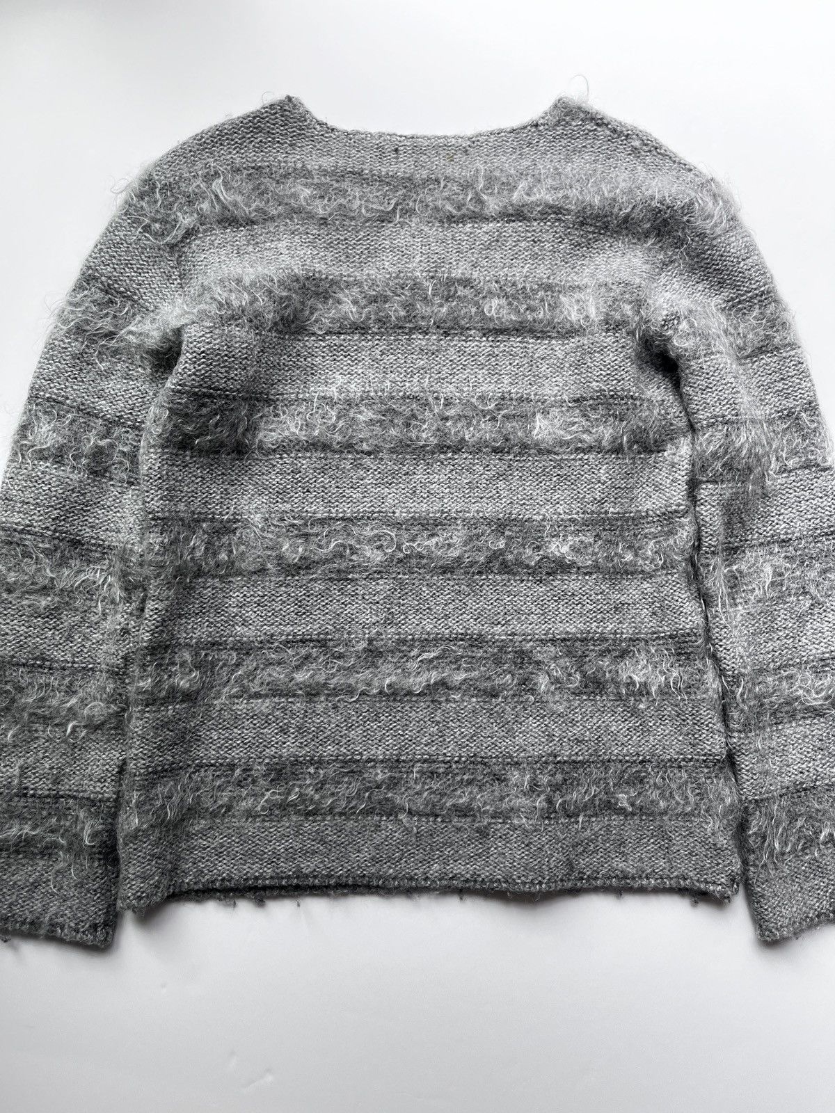 Jun Takahashi Undercover AW03’ Paperdoll grey striped mohair Size US M / EU 48-50 / 2 - 4 Thumbnail