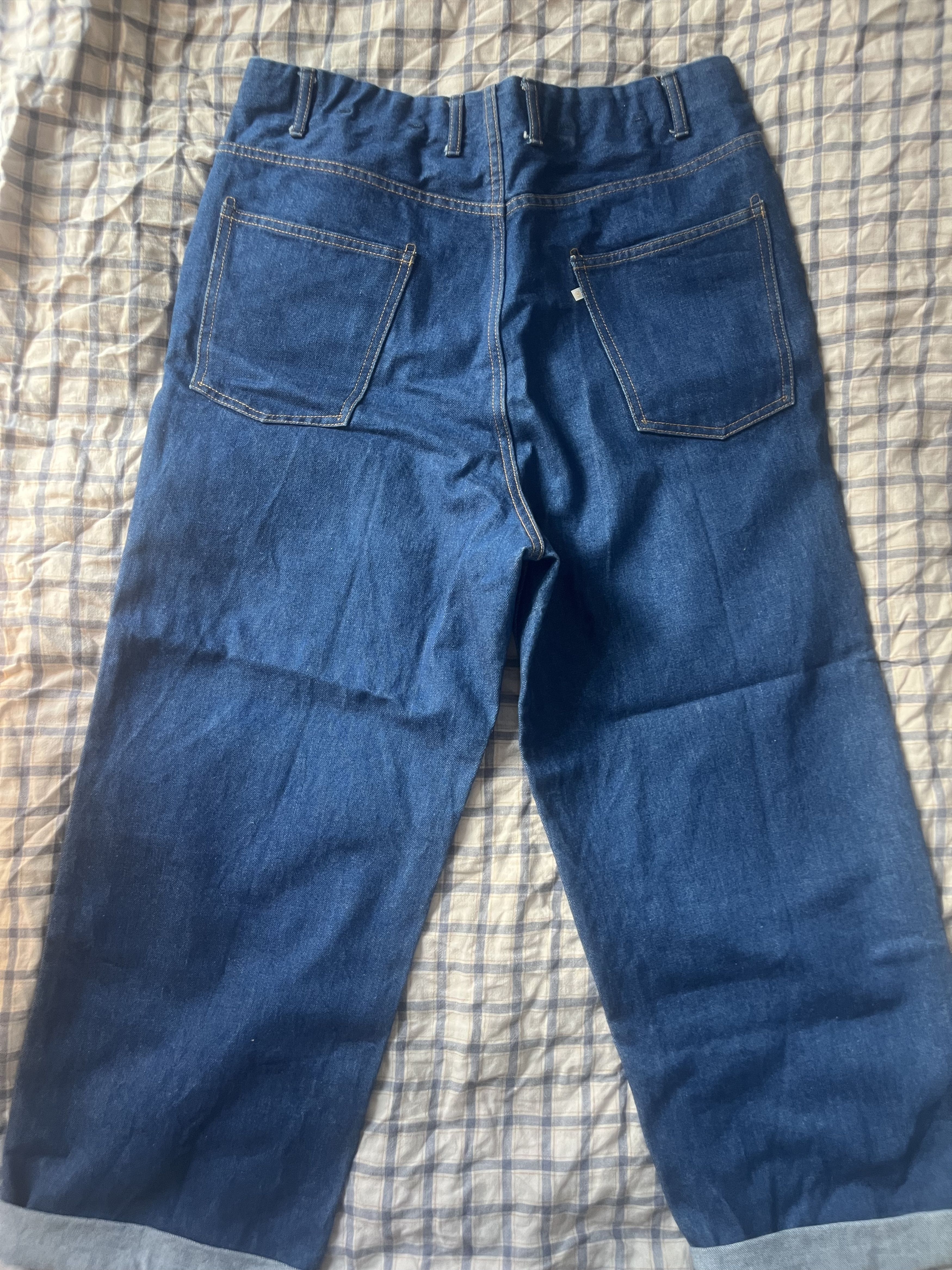 Other West's Westoveralls Wide Leg Japanese Indigo Denim Jeans 32 Size US 32 / EU 48 - 5 Thumbnail