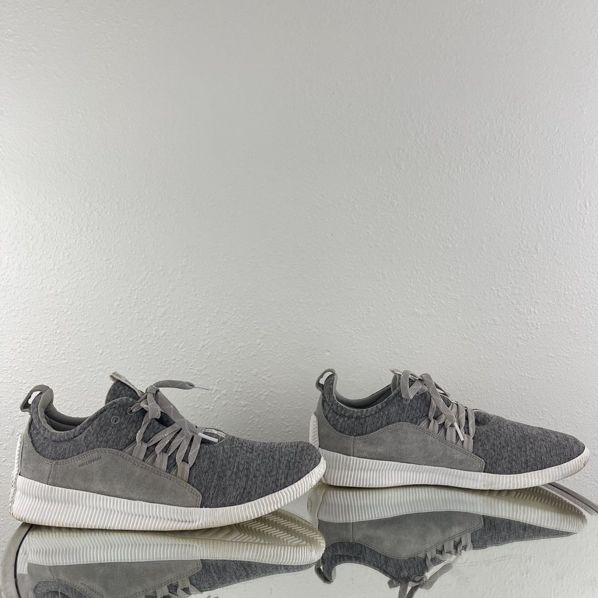 SOREL SOREL Dove Grey Suede Leather White Out N About Sneakers Size US 12 / IT 42 - 5 Thumbnail