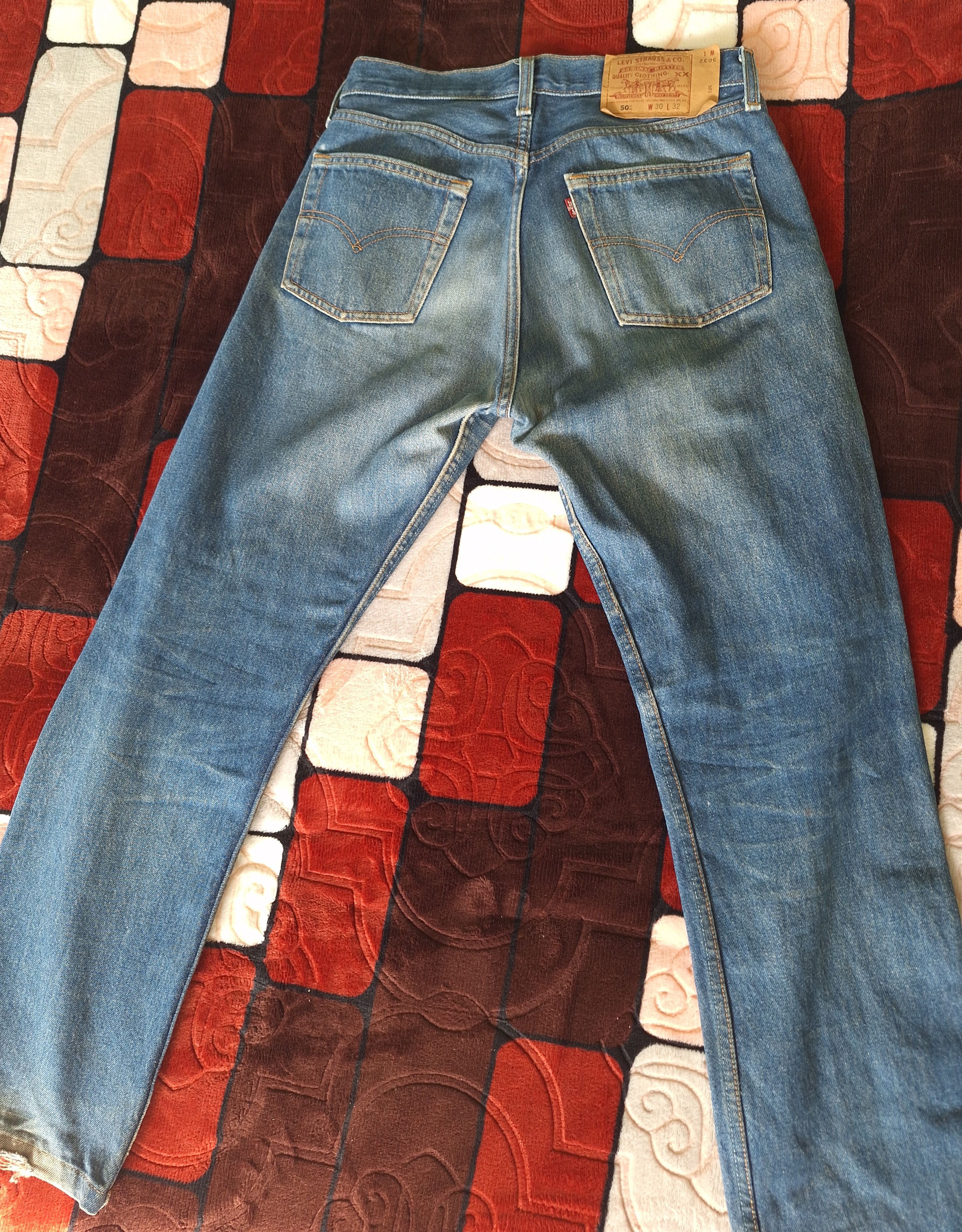 Levi's × Vintage Levi's Vintage Jeans Made In Usa 90s 00s Size US 30 / EU 46 - 8 Thumbnail