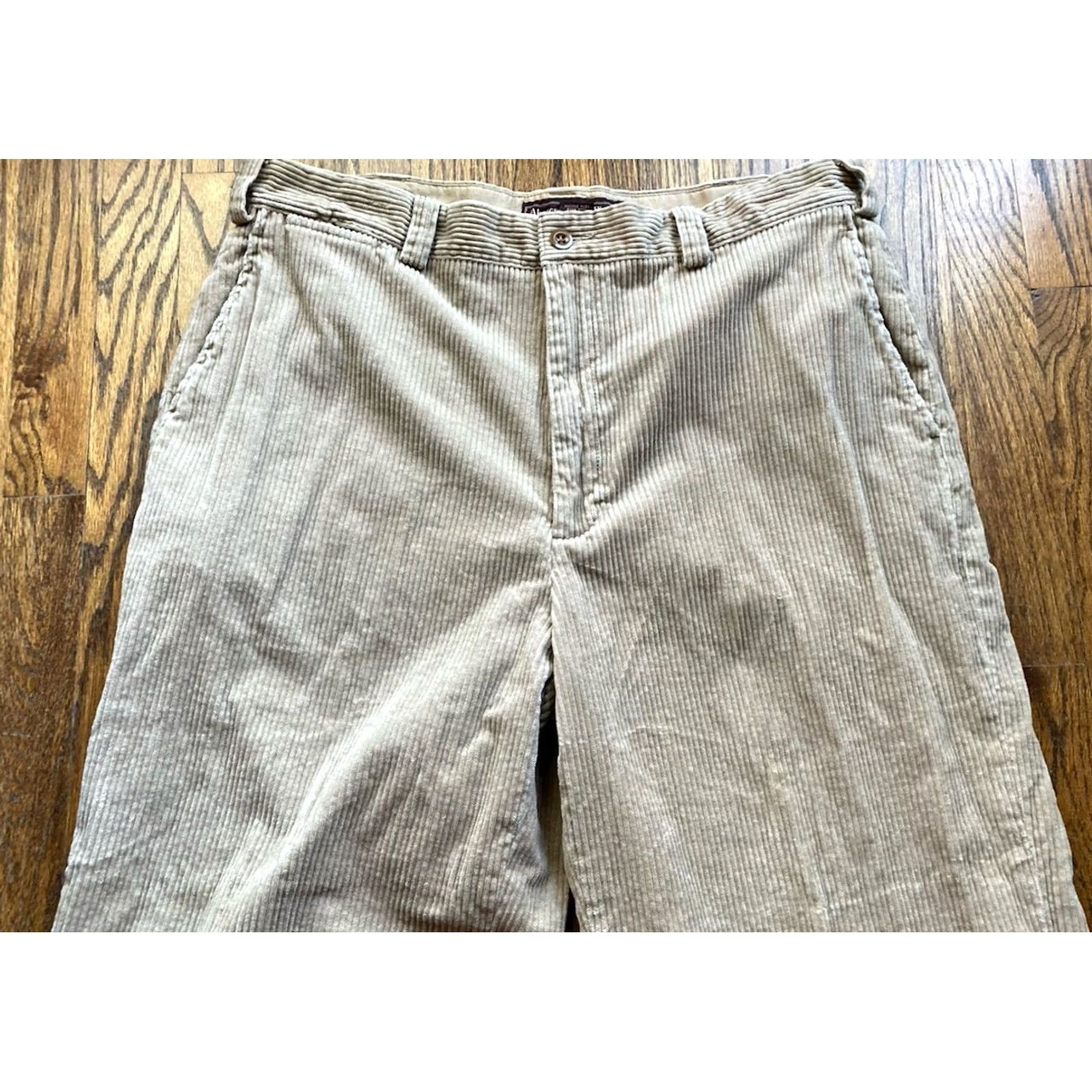 Abercrombie & Fitch VINTAGE Abercrombie & Fitch Pants Mens 36x30 Beige 90s Preppy Cords Size US 36 / EU 52 - 2 Thumbnail