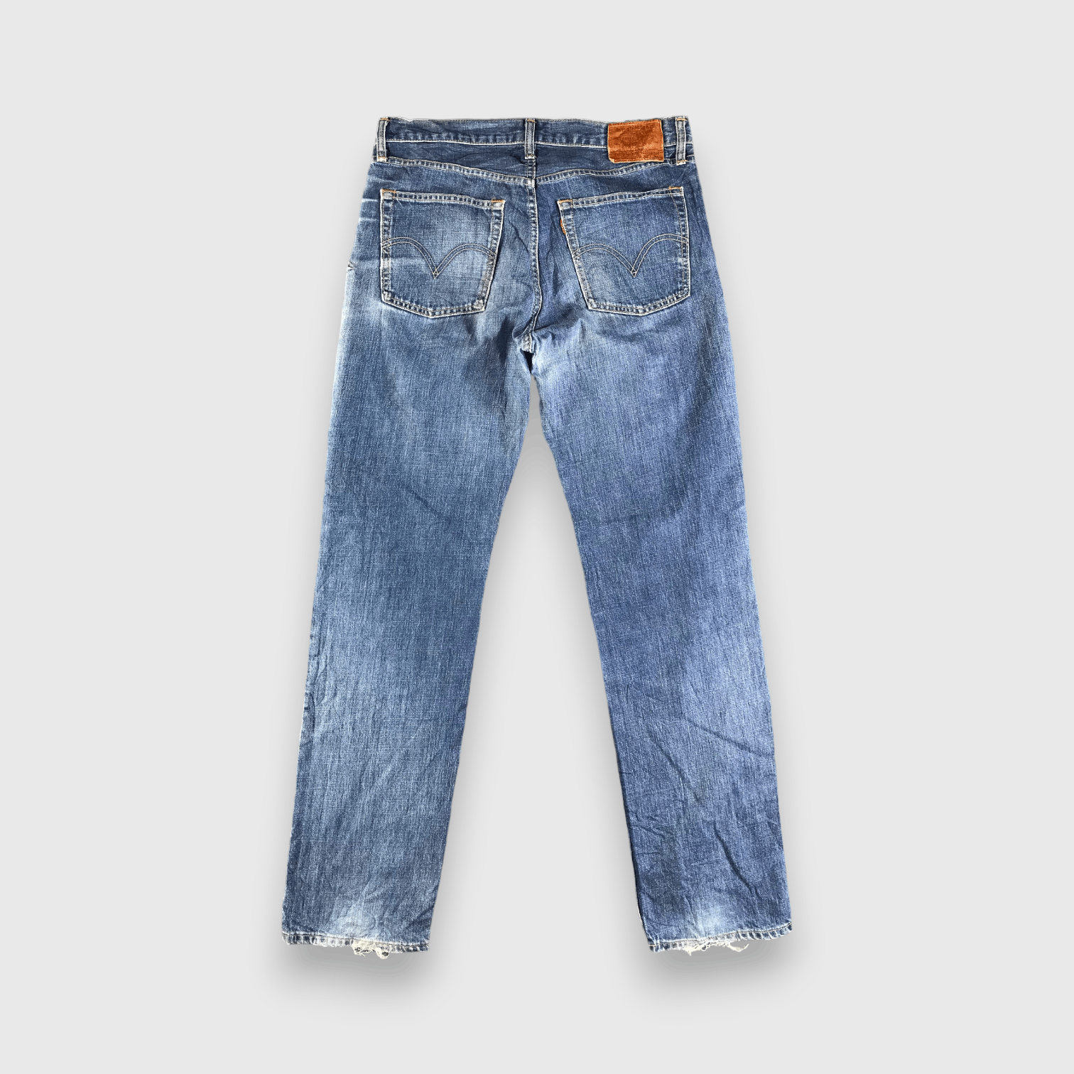 Levi's Vintage Blue Wash Levis 502 Jeans-J3970 Size US 35 - 2 Thumbnail