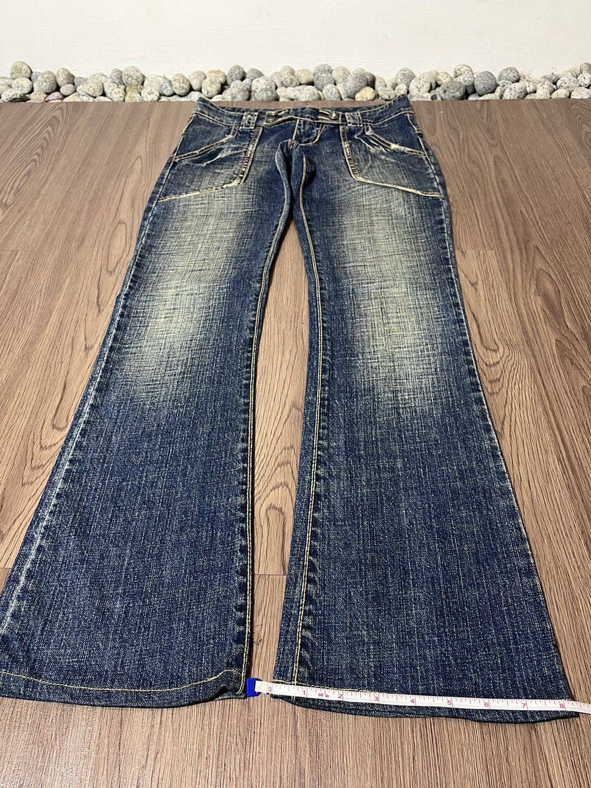 20471120 × If Six Was Nine × Japanese Brand The Bonaventure Vintage fatigue flare mudwash jeans Size US 30 / EU 46 - 20 Thumbnail