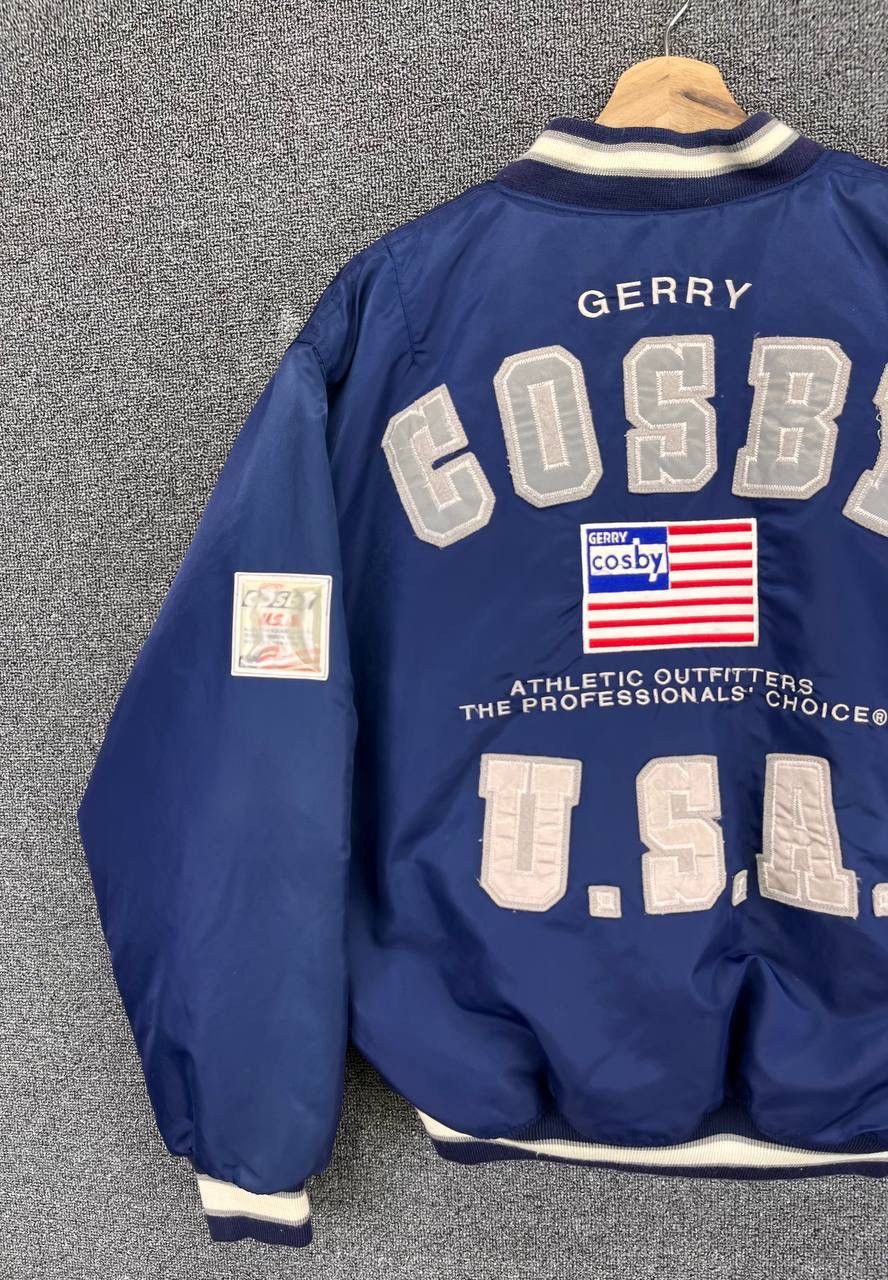 Vintage Vintage Gerry Cosby U.S.A New York Varsity Jacket Size US L / EU 52-54 / 3 - 3 Thumbnail