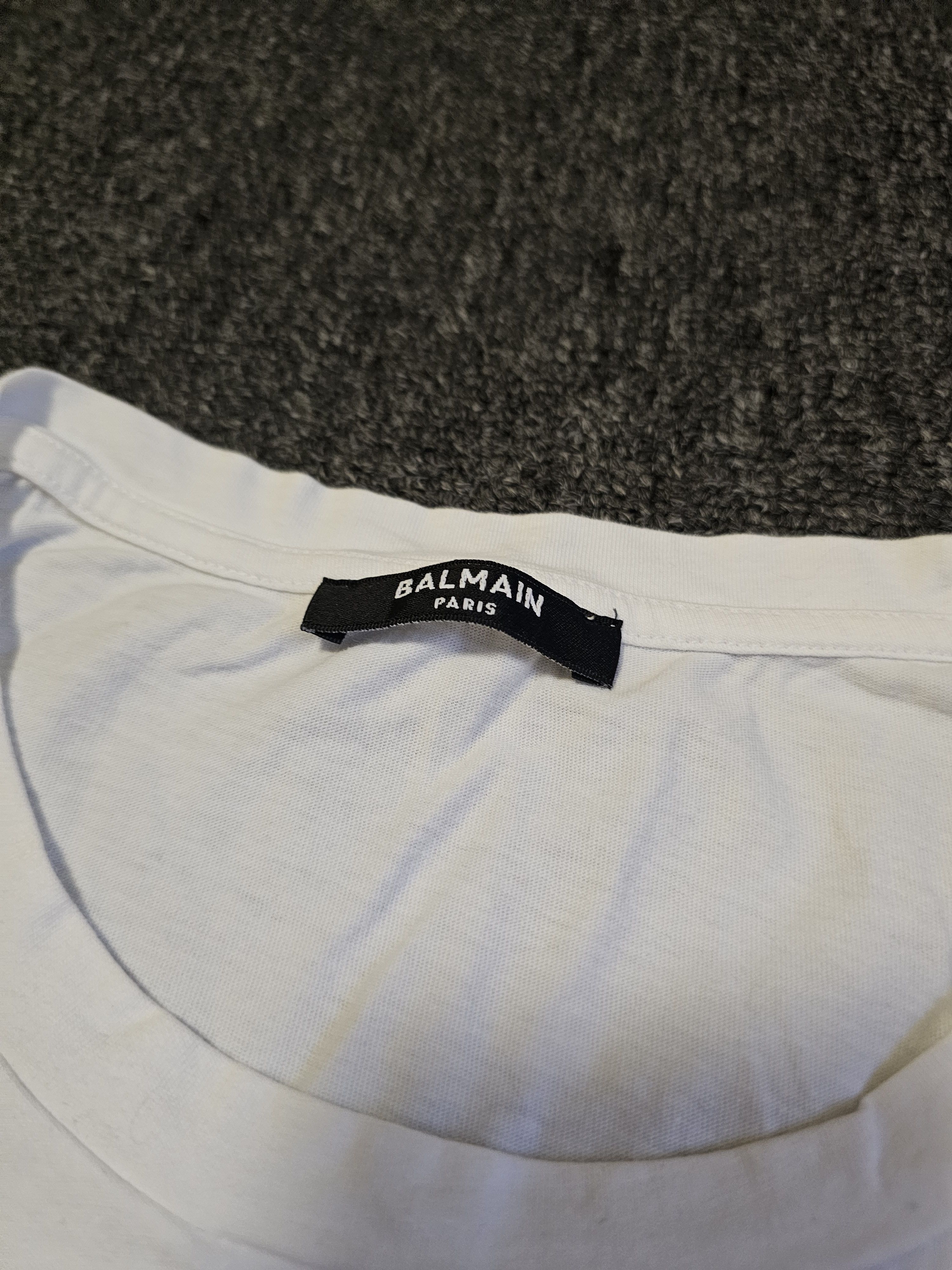 Balmain Men's Logo T-Shirt Size L