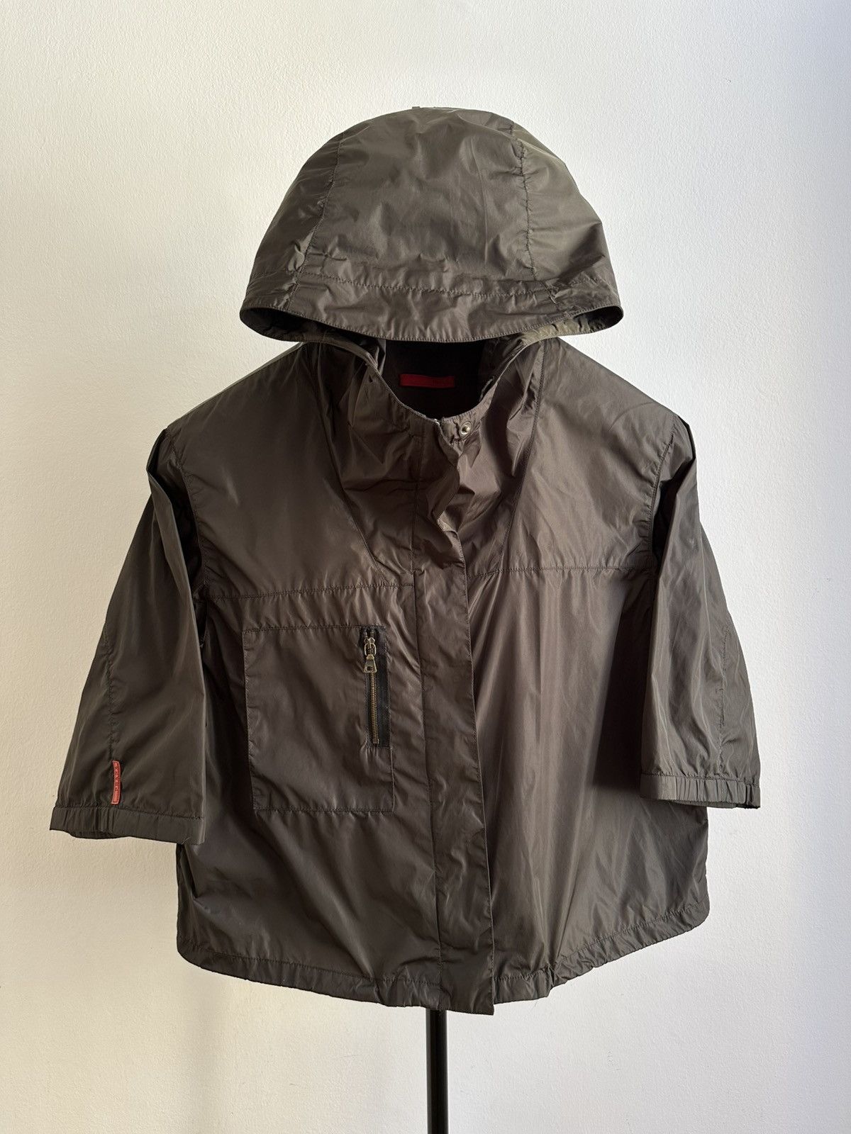 Prada Prada Sport Collection 00s Rare Vintage Cropped Nylon Jacket Size US S / EU 44-46 / 1 - 1 Thumbnail