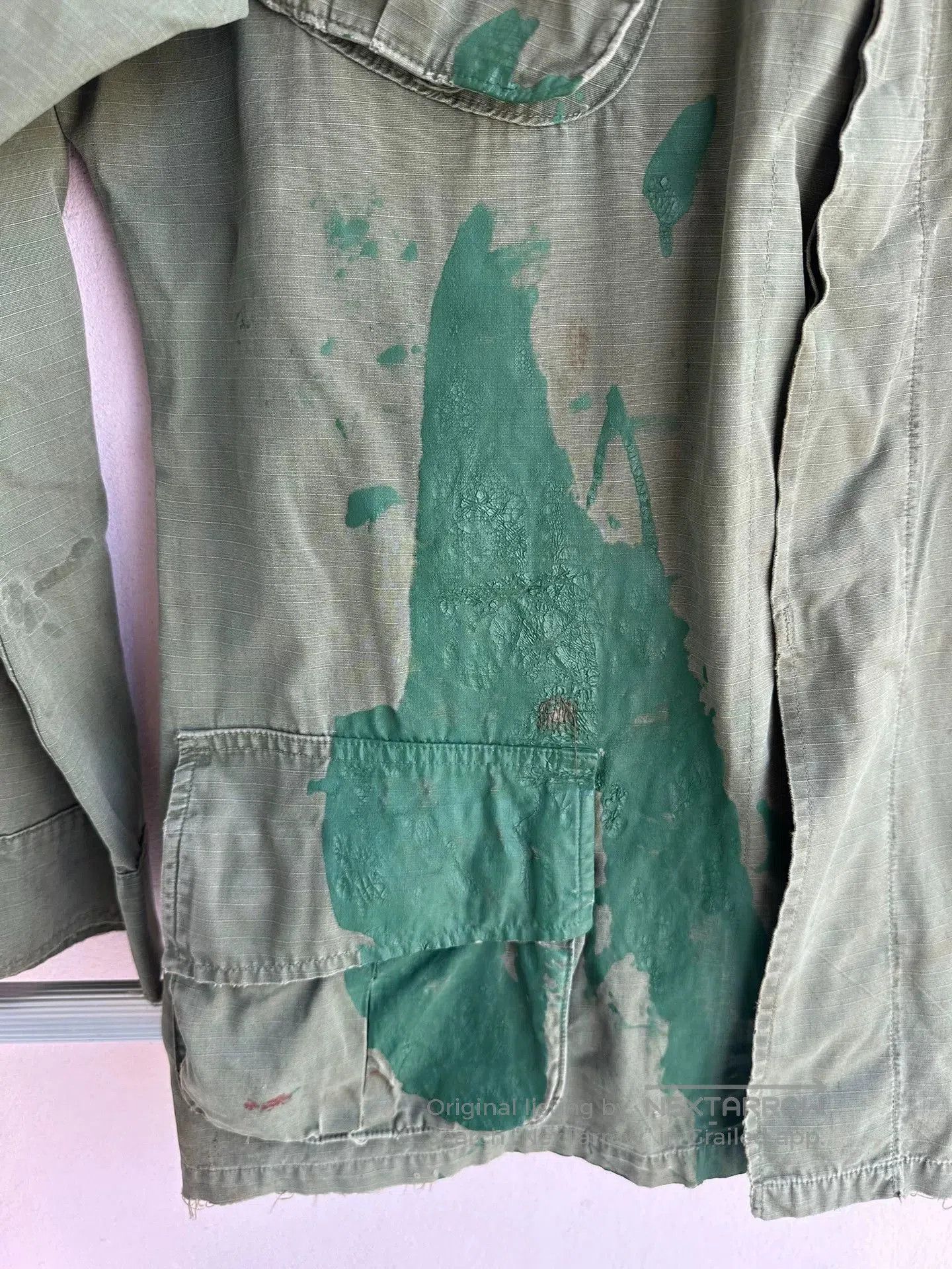 Vintage 1960s Vintage Vietnam War TCU Combat Shirt. Size US XXL / EU 58 / 5 - 4 Thumbnail