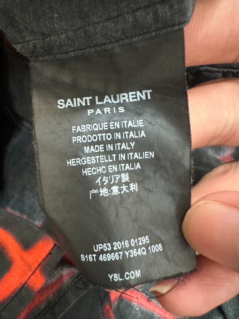 Saint Laurent Paris Saint Laurent Paris size 38 16 FW black and red cross plaid Size US M / EU 48-50 / 2 - 6 Thumbnail