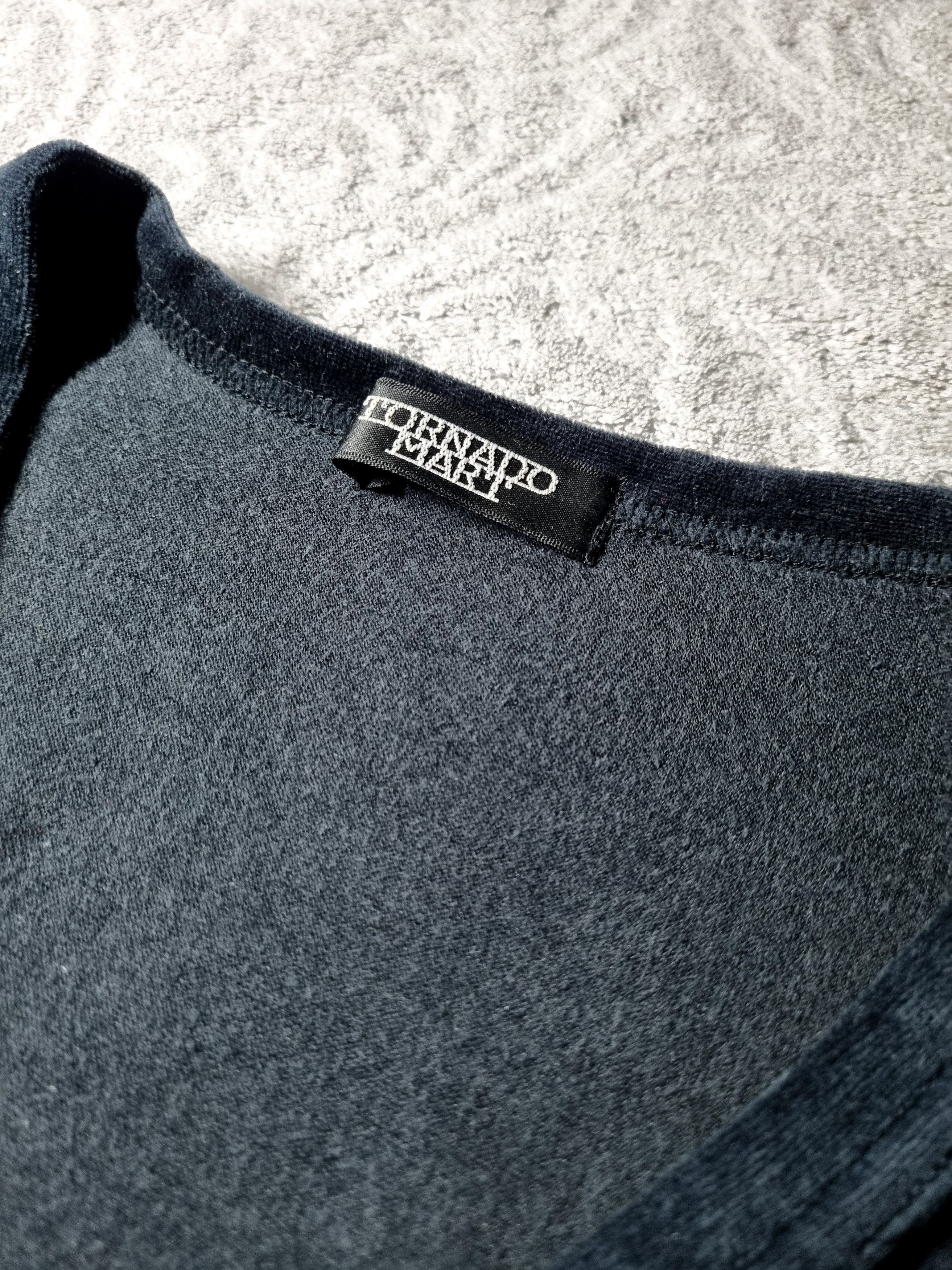 Tornado Mart Tornado Mart Velour Cross Print Longsleeve Size US XS / EU 42 / 0 - 4 Thumbnail