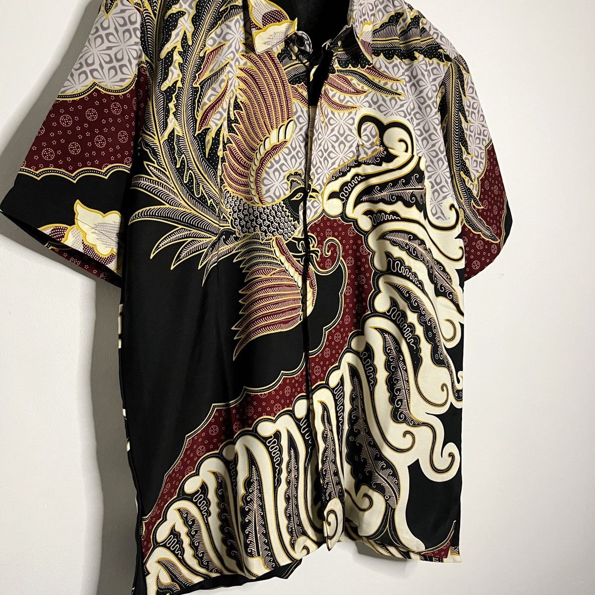 Issey Miyake Vintage Handmade Batik Shirt Indonesia Traditional Pattern Size US M / EU 48-50 / 2 - 4 Thumbnail