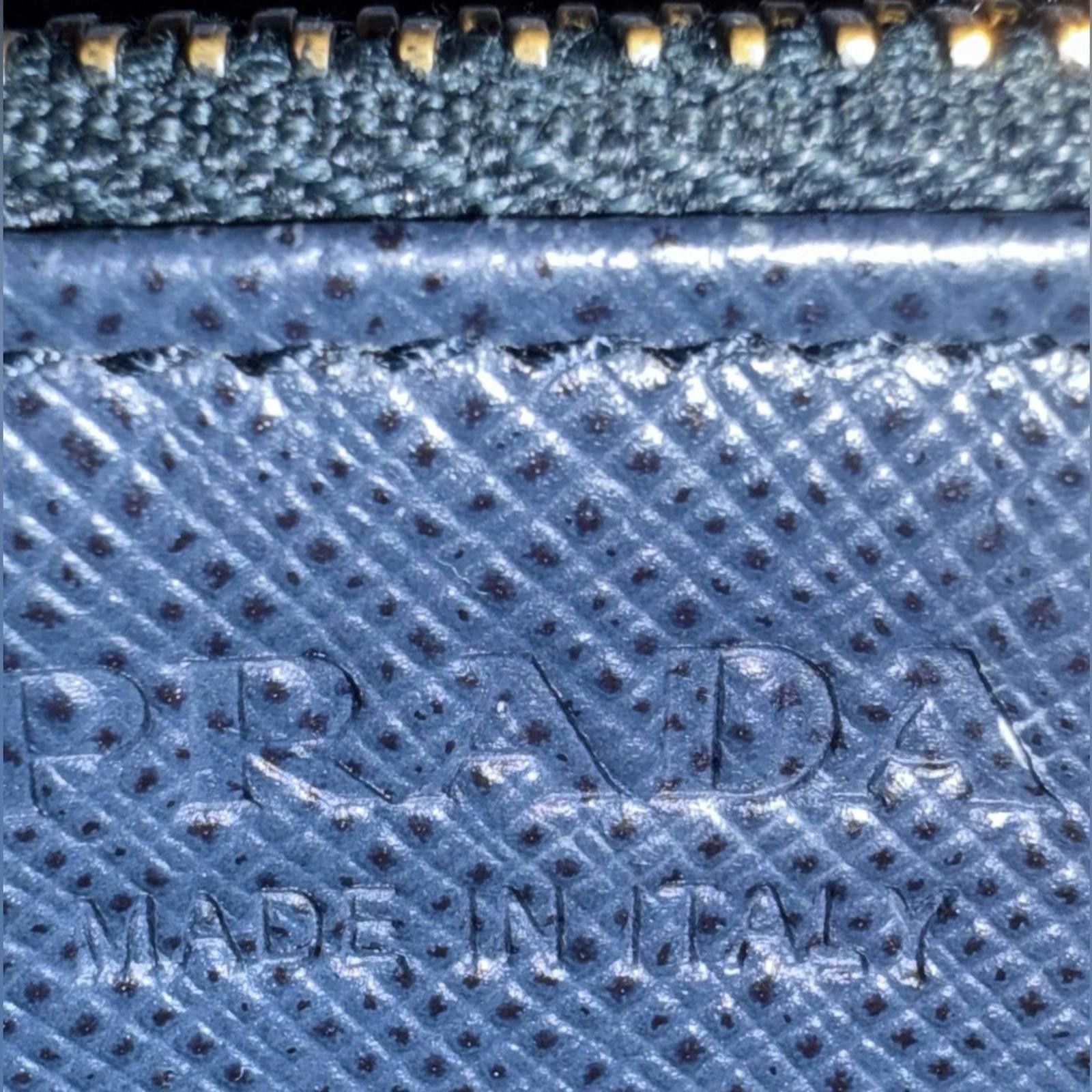 Prada AUTHENTIC REWORKED Prada Saffiano Zippy Wallet- REDYED COND Size ONE SIZE - 8 Thumbnail