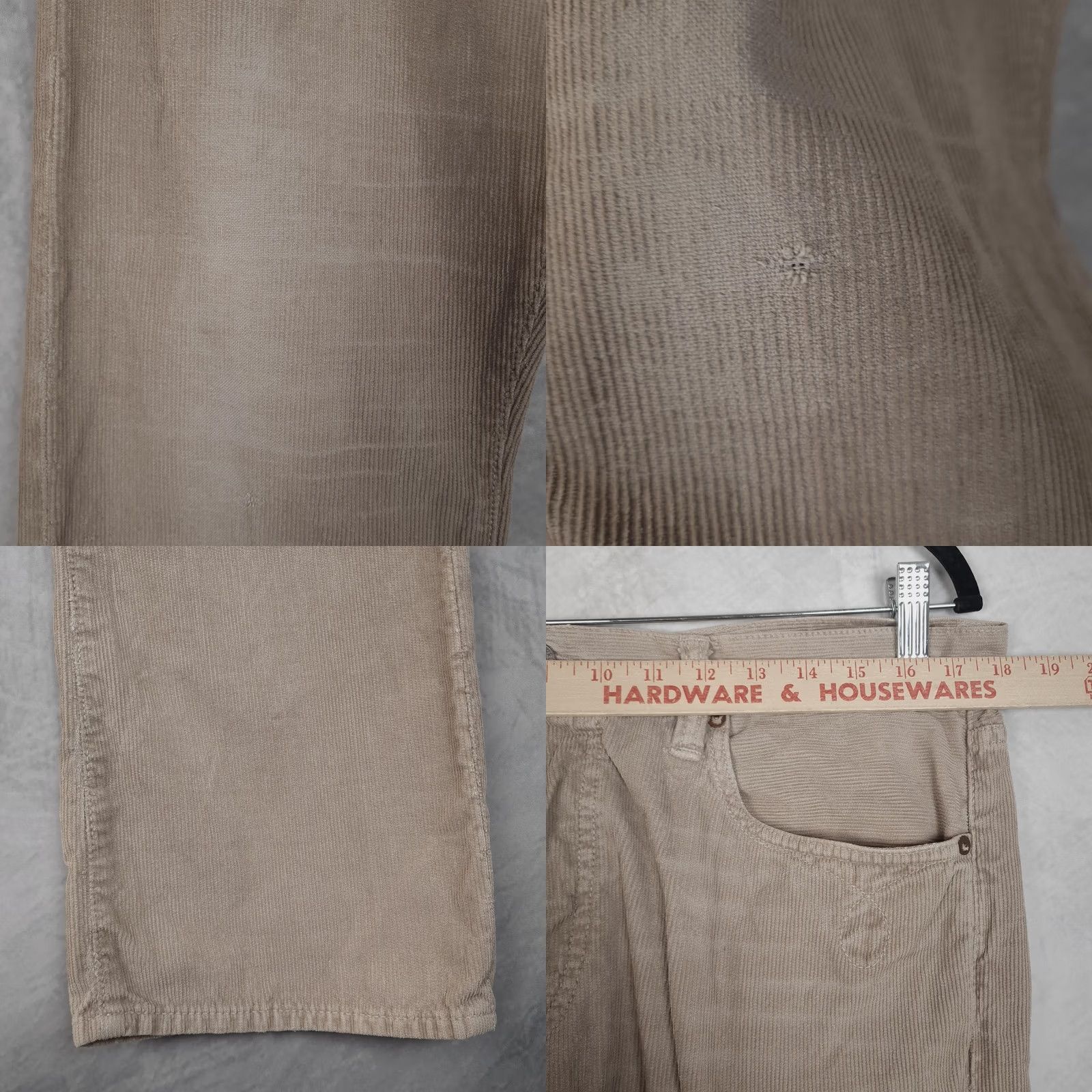 Ralph Lauren RRL Ralph Lauren Double RL Corduroy Pants Mens 34 Beige Straight Leg USA Flaw Size US 34 / EU 50 - 8 Thumbnail
