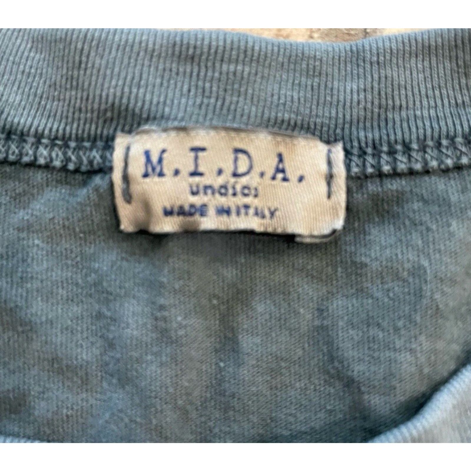 Vintage VINTAGE M.I.D.A Undici T-Shirt Mens XL Gray Designer Italy Size US XL / EU 56 / 4 - 4 Thumbnail