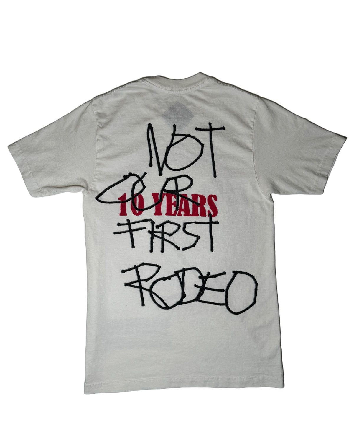 Travis Scott Travis Scott Day Before Rodeo White Tee Size US M / EU 48-50 / 2 - 2 Thumbnail