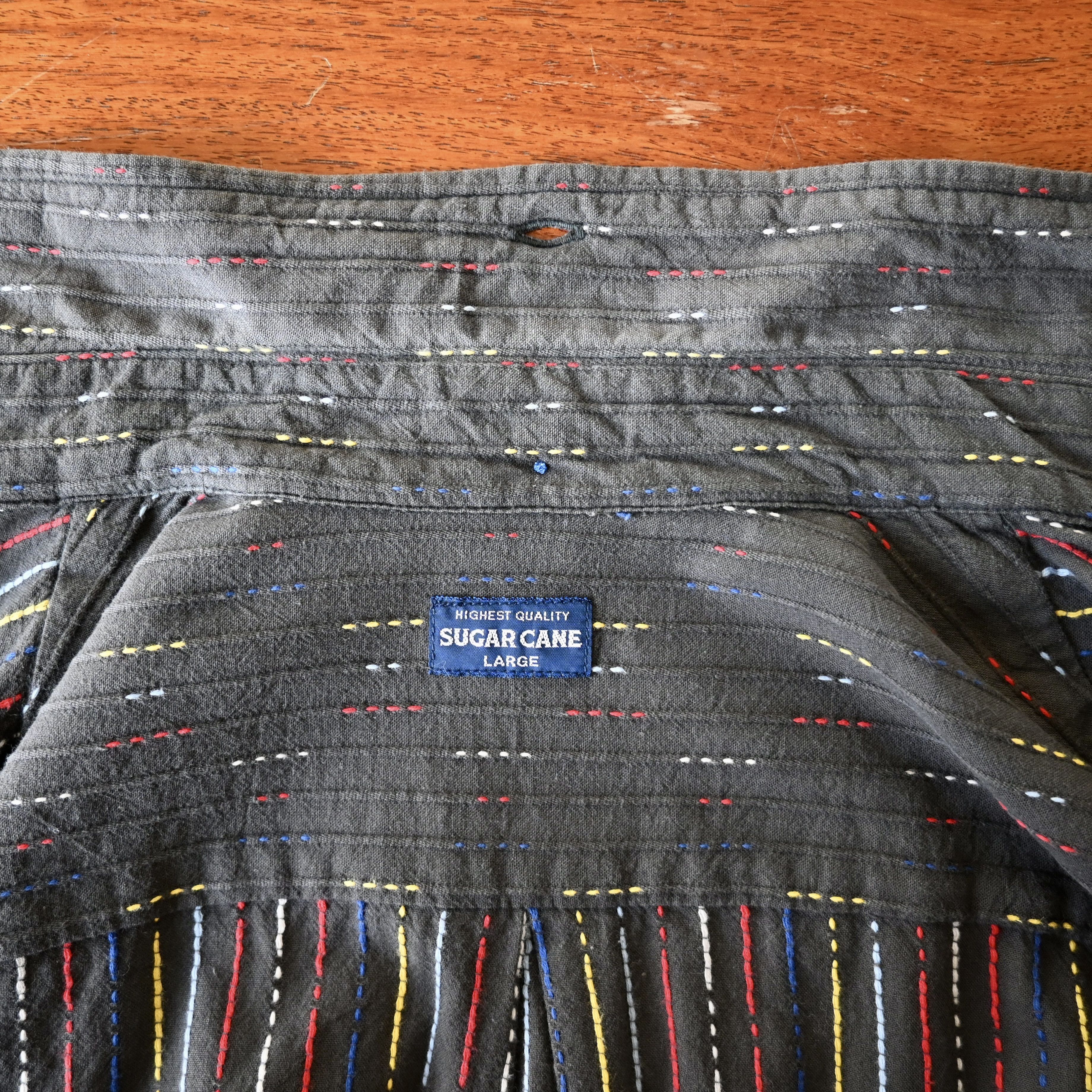 Sugar Cane SUGAR CANE multicolor dobby weave BD shirt, made in Japan Size US L / EU 52-54 / 3 - 13 Thumbnail