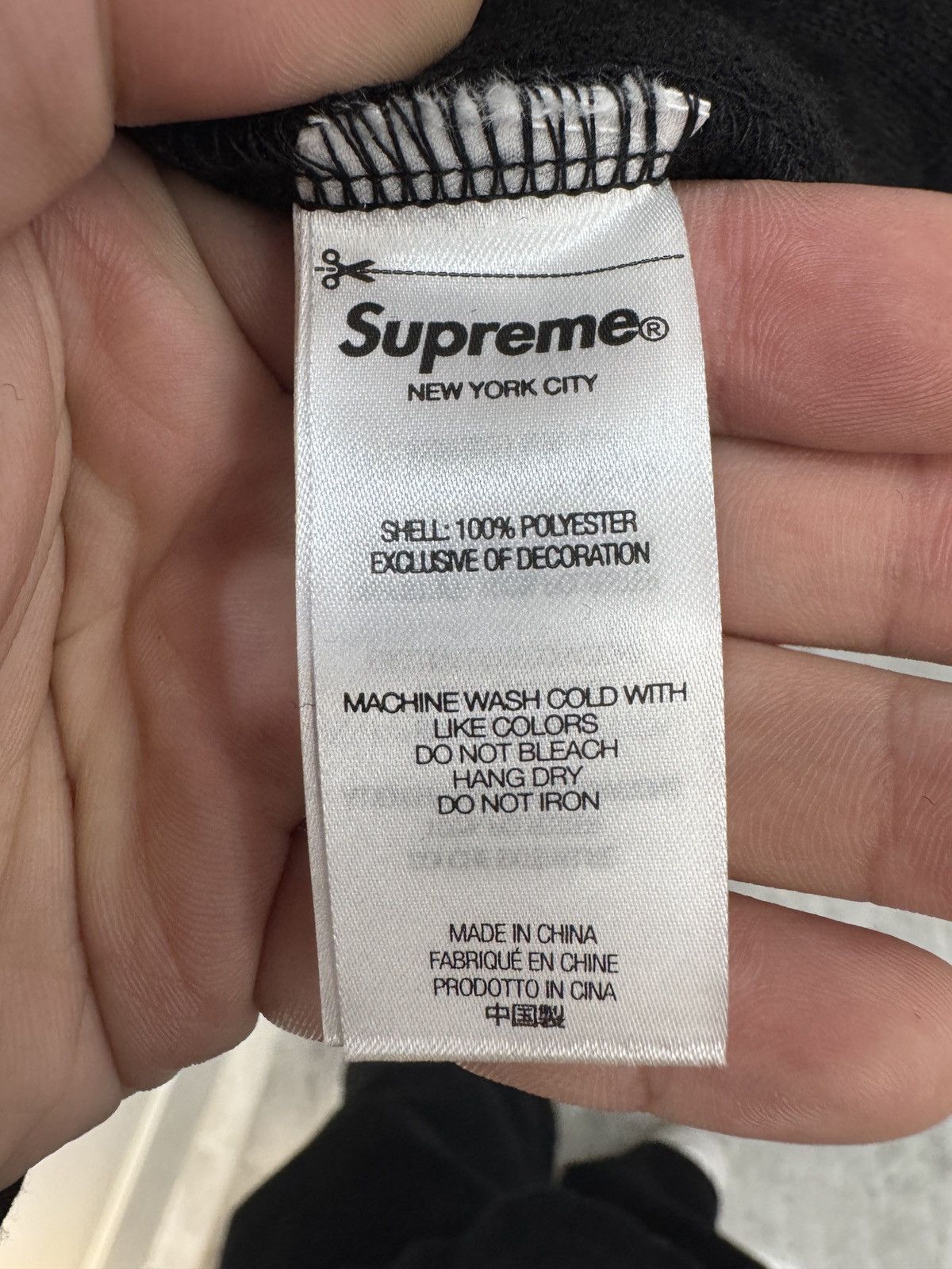 Supreme Supreme Arc Logo Black Fleece Pullover Quarter Zip Size US XL / EU 56 / 4 - 6 Thumbnail