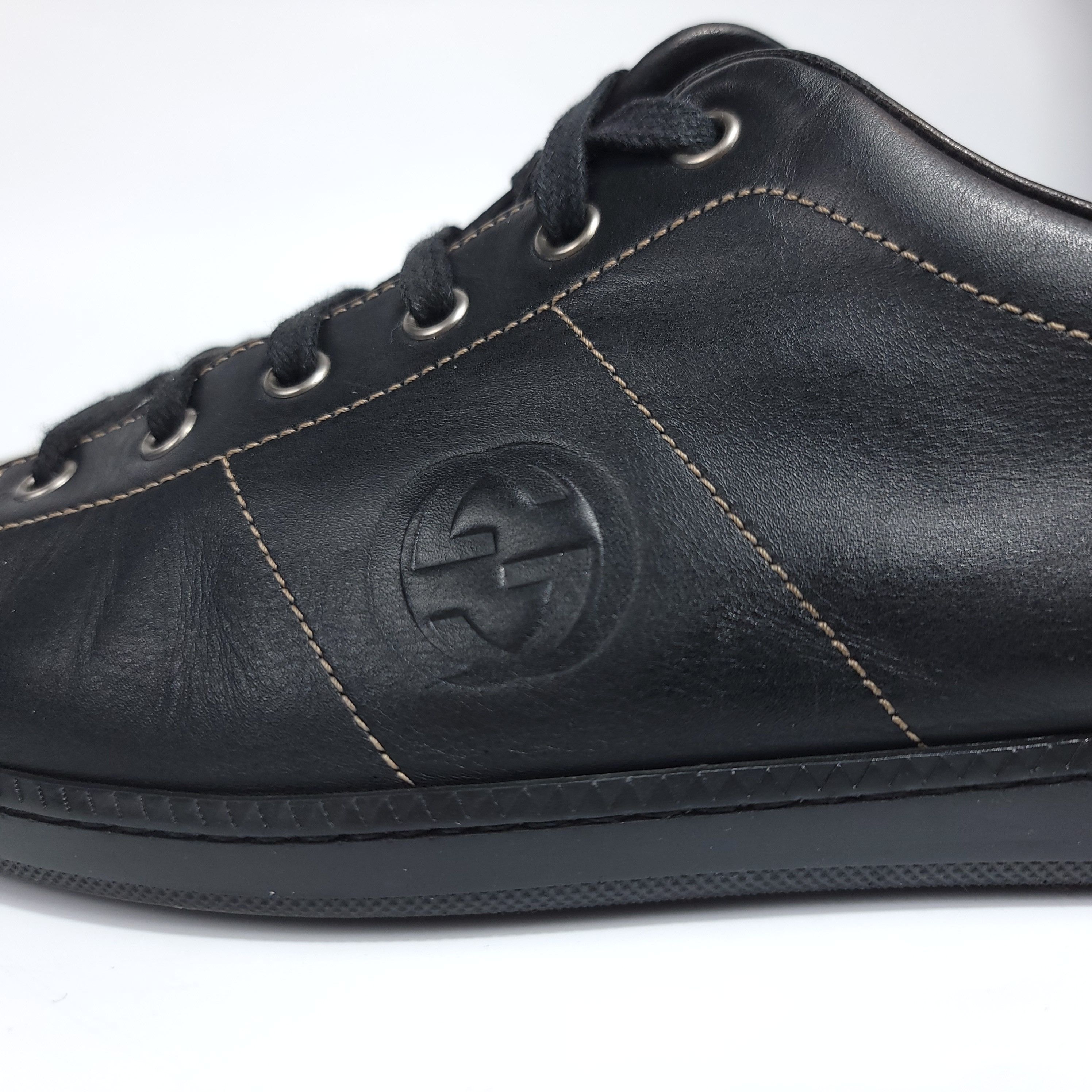 Gucci GUCCI GG Monogram Low Top Leather Sneakers Men's 10 Size US 10 / EU 43 - 7 Thumbnail