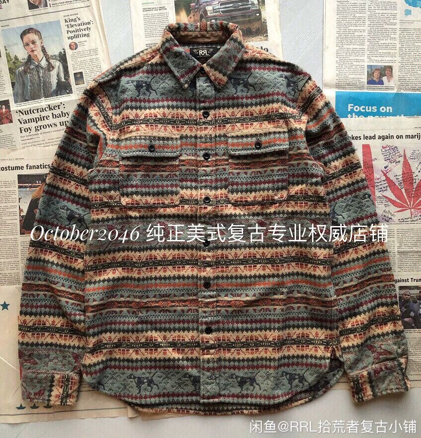 RRL Ralph Lauren RRL Fair Isle Overshirt 2-Pack New & Vintage M码 Size US M / EU 48-50 / 2 - 9 Thumbnail