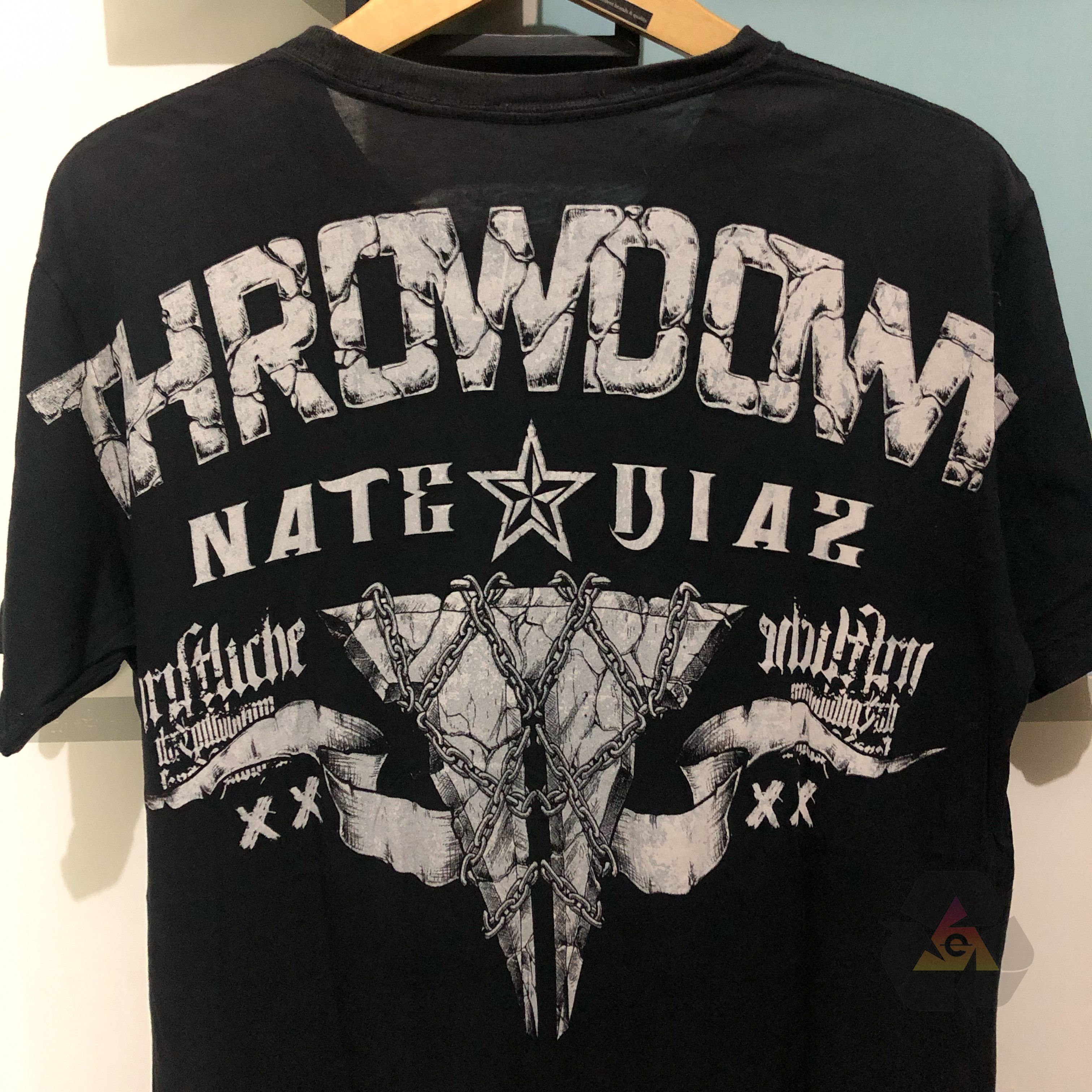 Affliction Vintage Throwdown Nate Biaz Big Logo T-Shirt Y2K Size US L / EU 52-54 / 3 - 10 Thumbnail