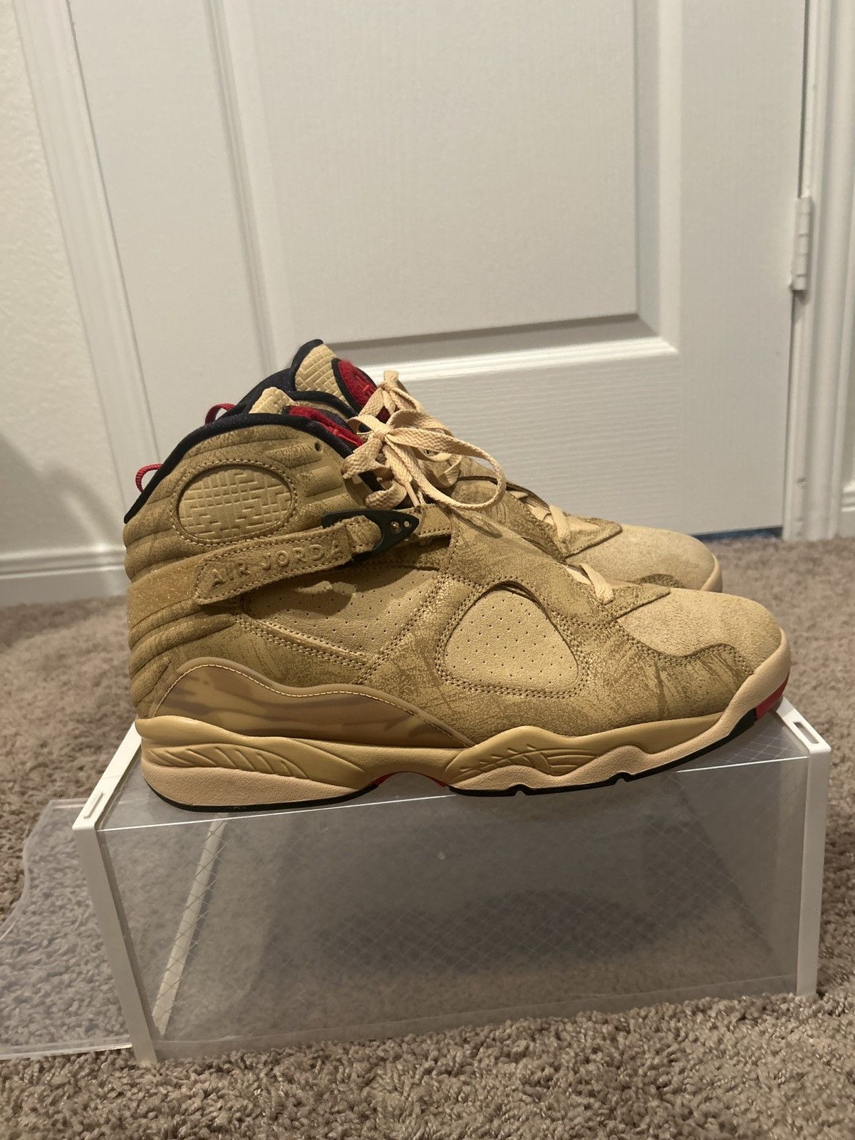 Jordan Brand Air Jordan 8 x Rui Hachimura “Black Samurai” Size US 11.5 / EU 44-45 - 12 Thumbnail
