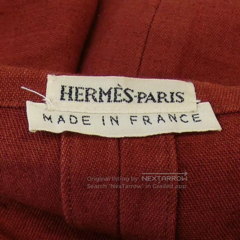 Hermes Hermes Margiela Period Linen Long Skirt - Side Button Size 25" / US 0 / IT 36 - 4 Thumbnail