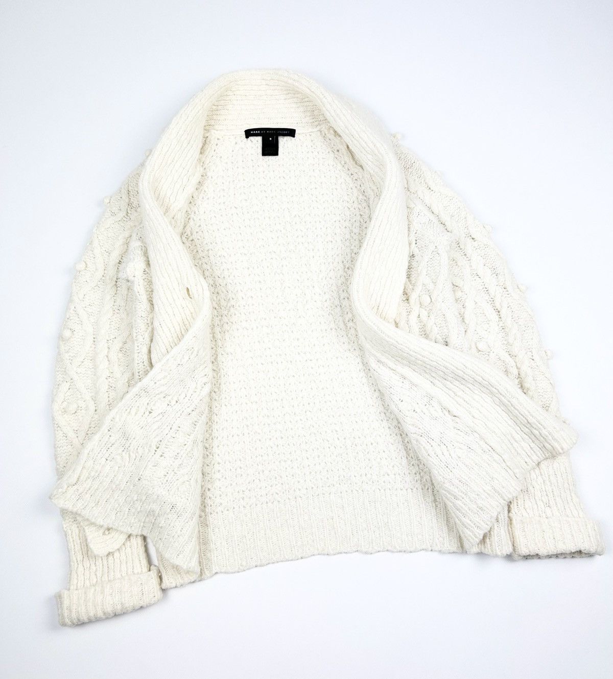 Acne Studios × Designer × Marc Jacobs Marc By Marc Jacobs Wool Cardigan Knit Sweater Size S / US 4 / IT 40 - 2 Thumbnail