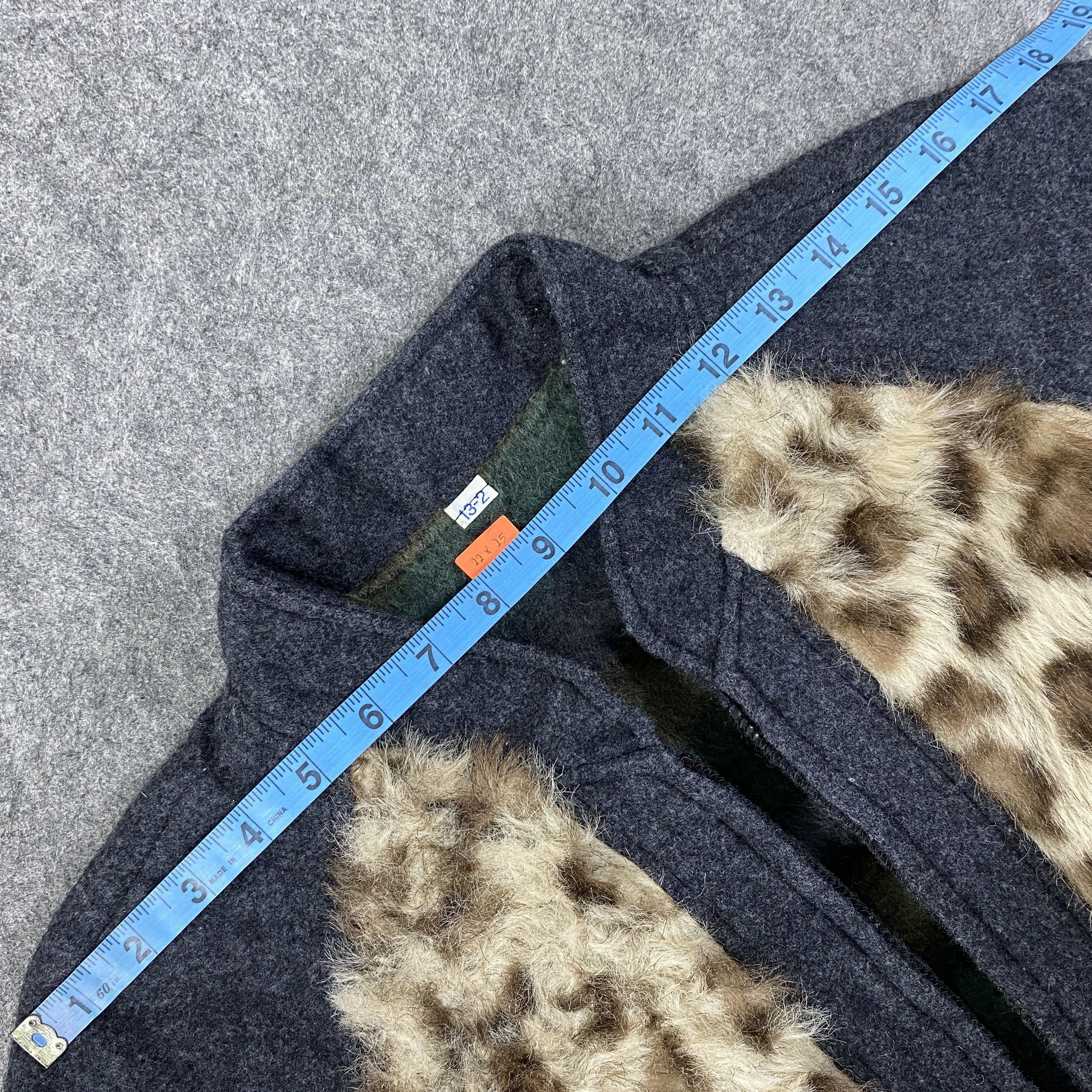 Hysteric Glamour Vintage Japanese Brand Wool And Leopard Jacket -J120 Size US M / EU 48-50 / 2 - 7 Thumbnail