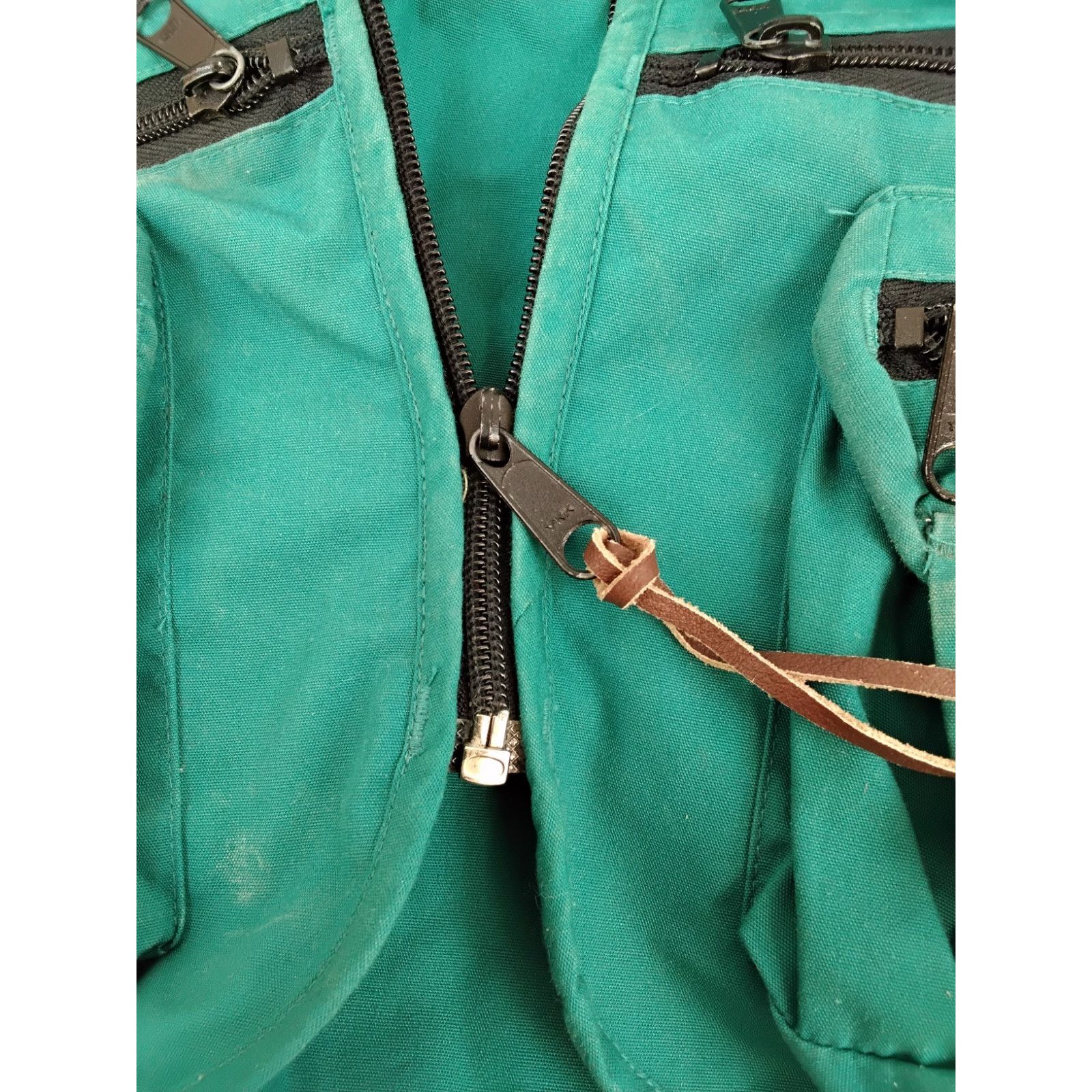 Cabelas Cabela's Fly Fishing Utility Vest Men's M Teal Cargo Pockets Size US M / EU 48-50 / 2 - 9 Thumbnail