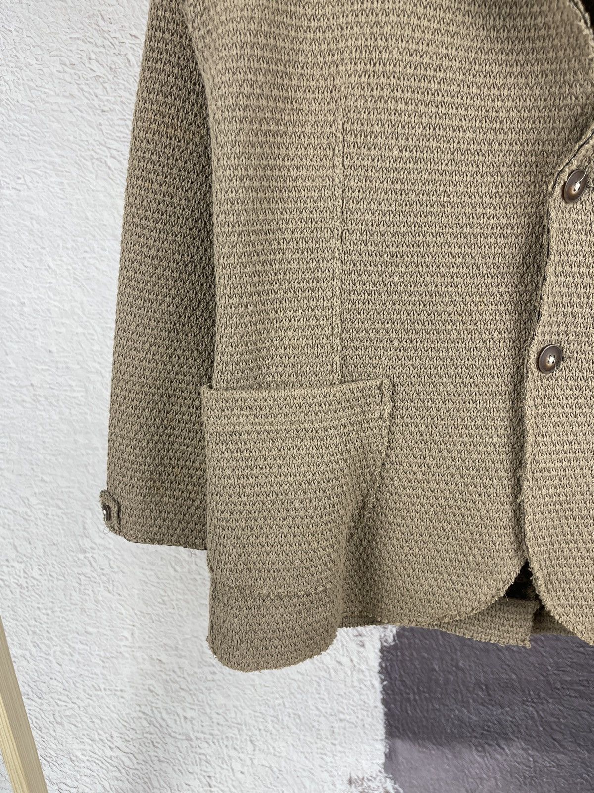 Officina36 Officina36 brown distressed blazer cotton 2 button Size 40R - 4 Thumbnail