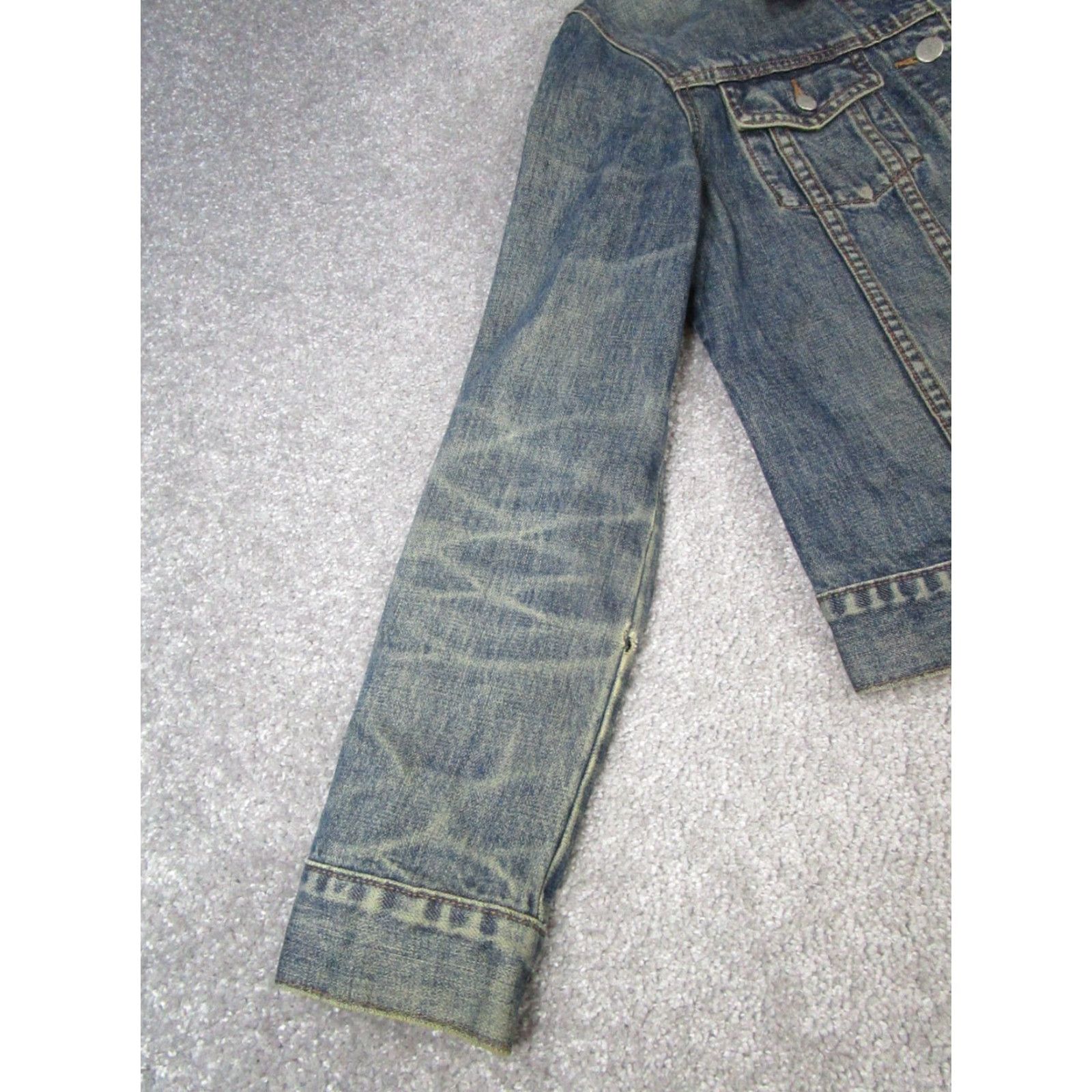 J.Crew J.CREW Jacket Mens S Blue Cotton Denim Size S / US 4 / IT 40 - 7 Thumbnail