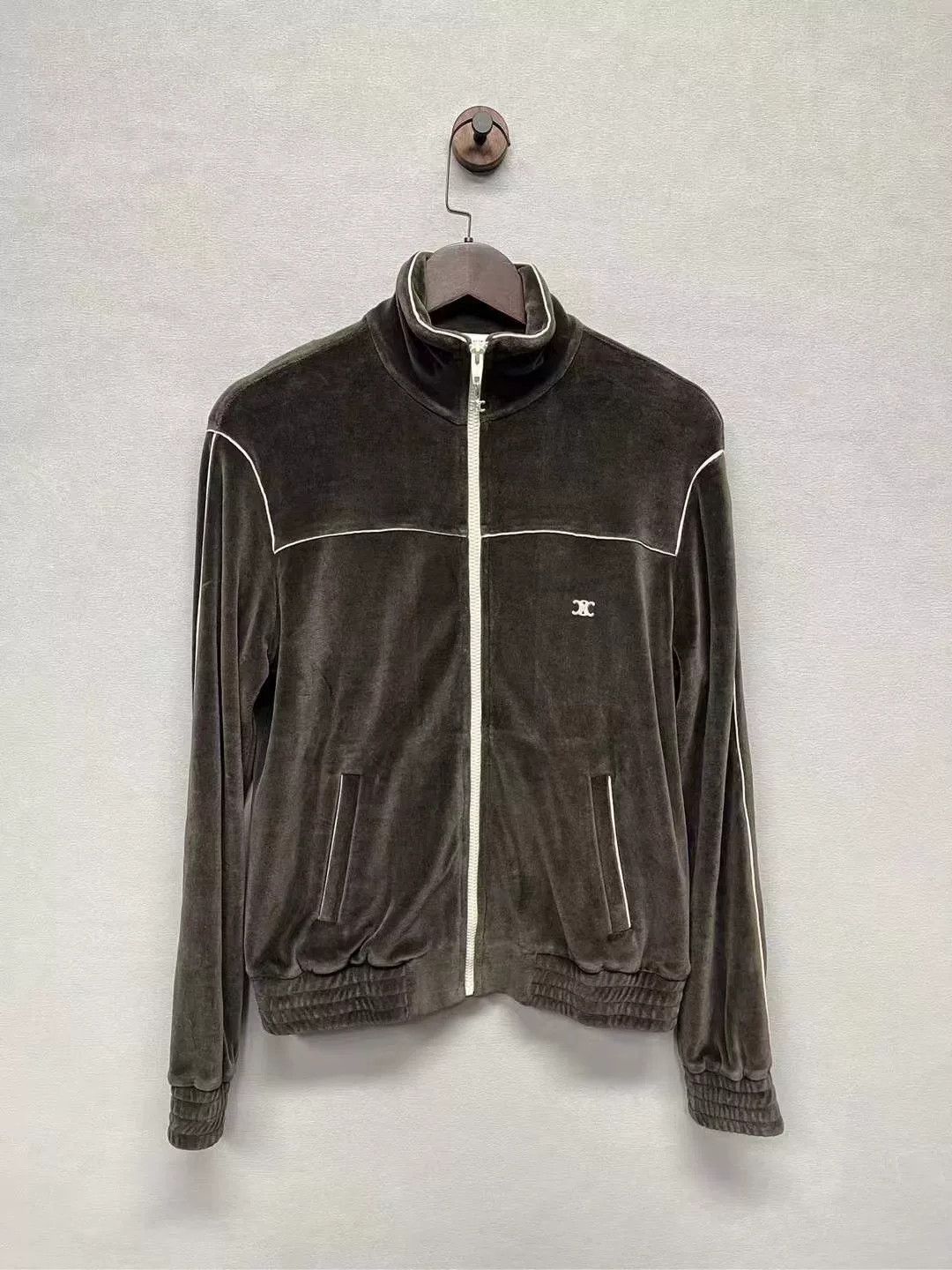 Celine brown suede jacket by Celine Size XS / US 0-2 / IT 36-38 - 1 Thumbnail