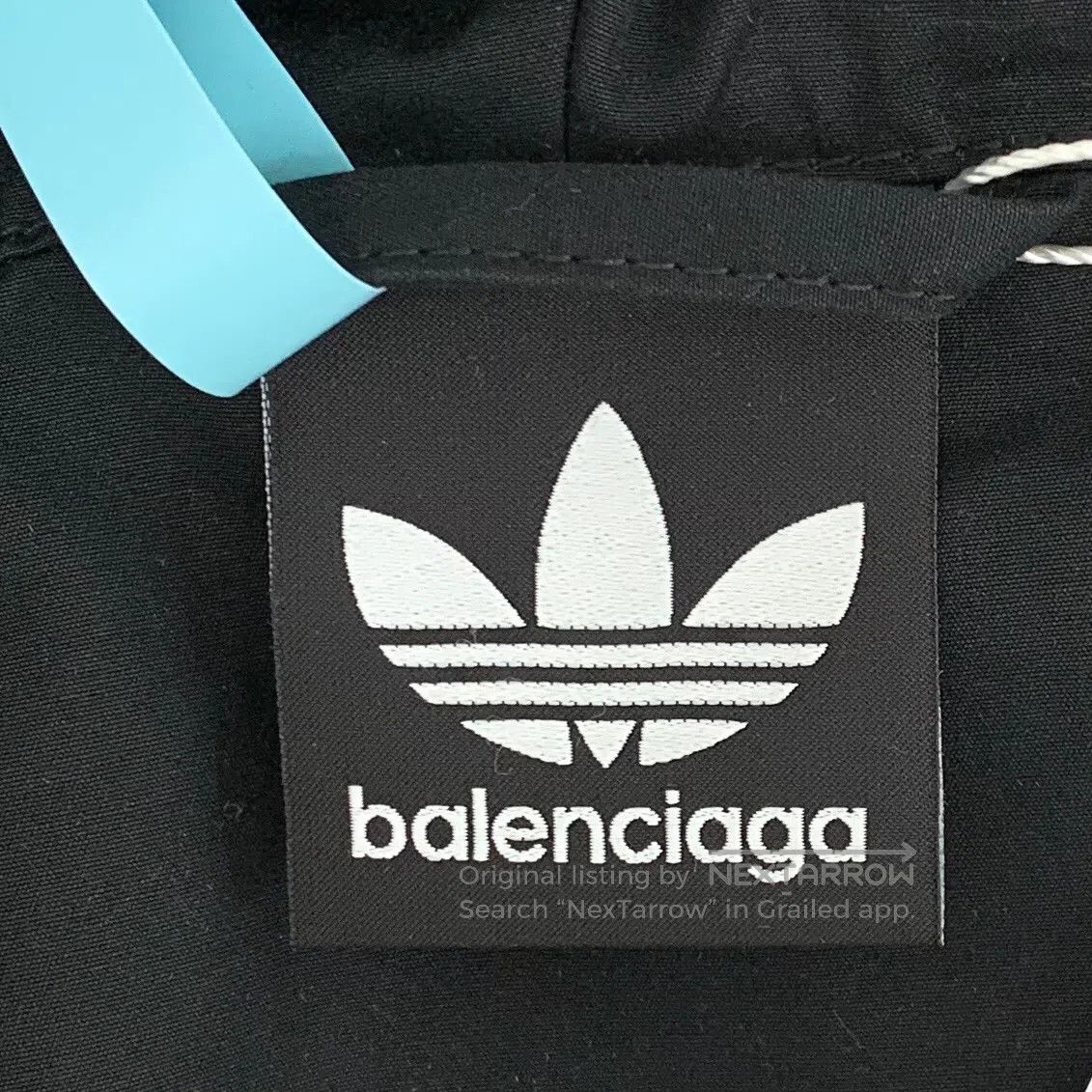 Balenciaga Balenciaga Color-blocked side stripe logo cotton hooded si Size US L / EU 52-54 / 3 - 5 Thumbnail