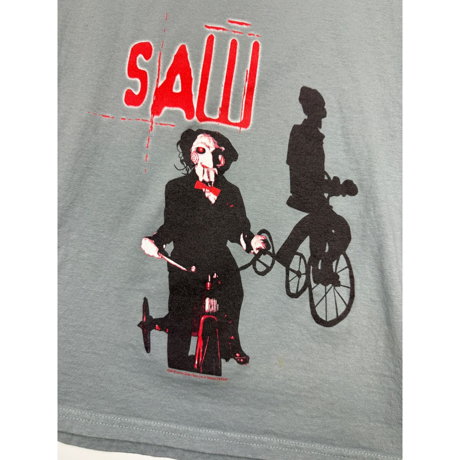 Vintage Vintage Saw Jigsaw Tricycle Horror Movie Promo T Shirt SXL Size US XL / EU 56 / 4 - 4 Thumbnail