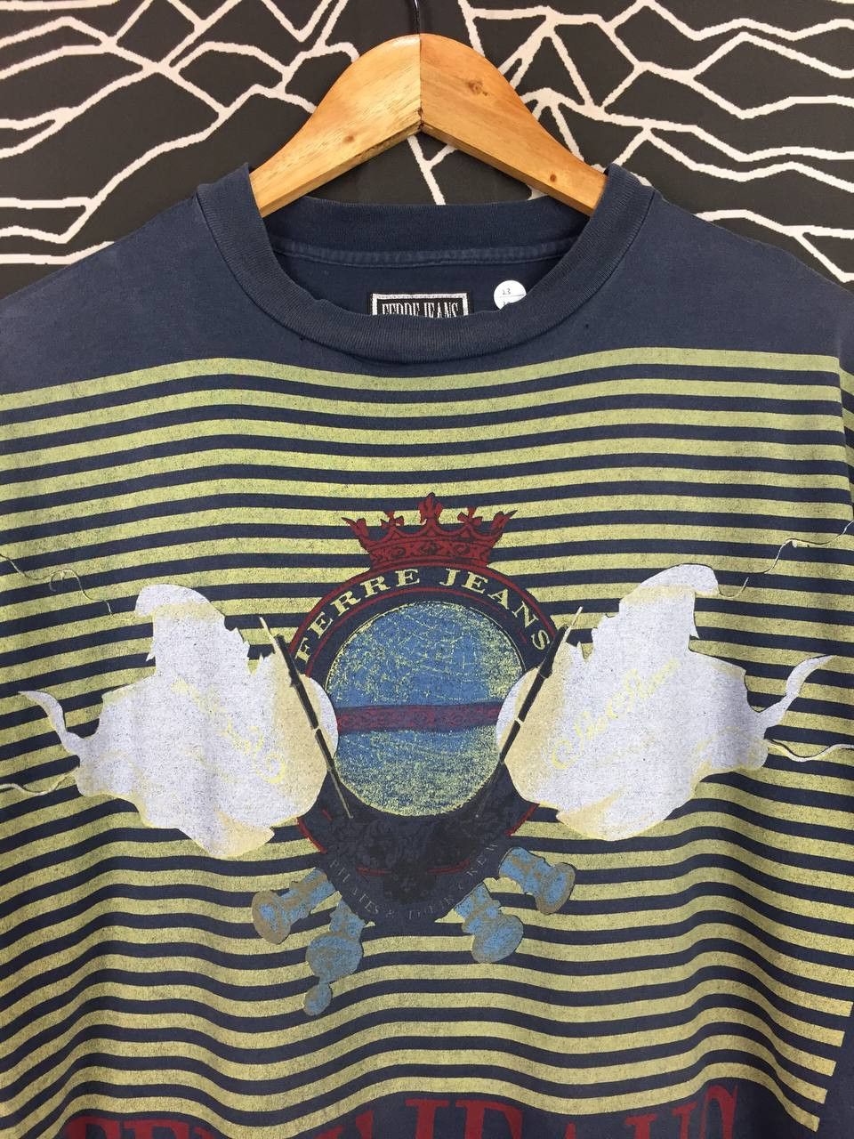 Gianfranco Ferre Vtg Gianfranco Ferré FERRE JEANS Made In Italy Designer Tee Size US XL / EU 56 / 4 - 3 Thumbnail