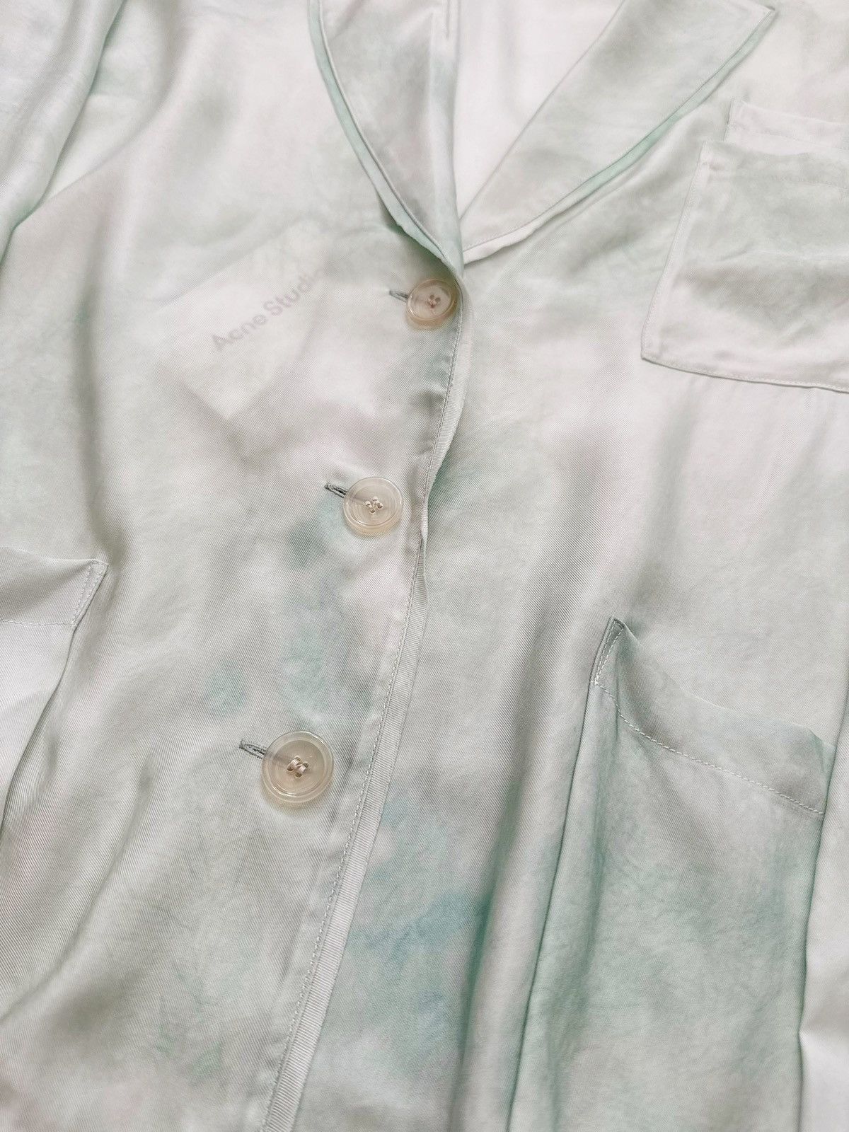 Acne Studios Italian Cupro Silky Flowy Blazer Size XS / US 0-2 / IT 36-38 - 5 Thumbnail