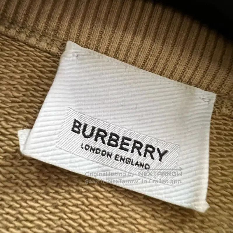 Burberry Burberry Khaki Cotton Knit Long Sleeve Sweater. Size XS / US 0-2 / IT 36-38 - 2 Thumbnail