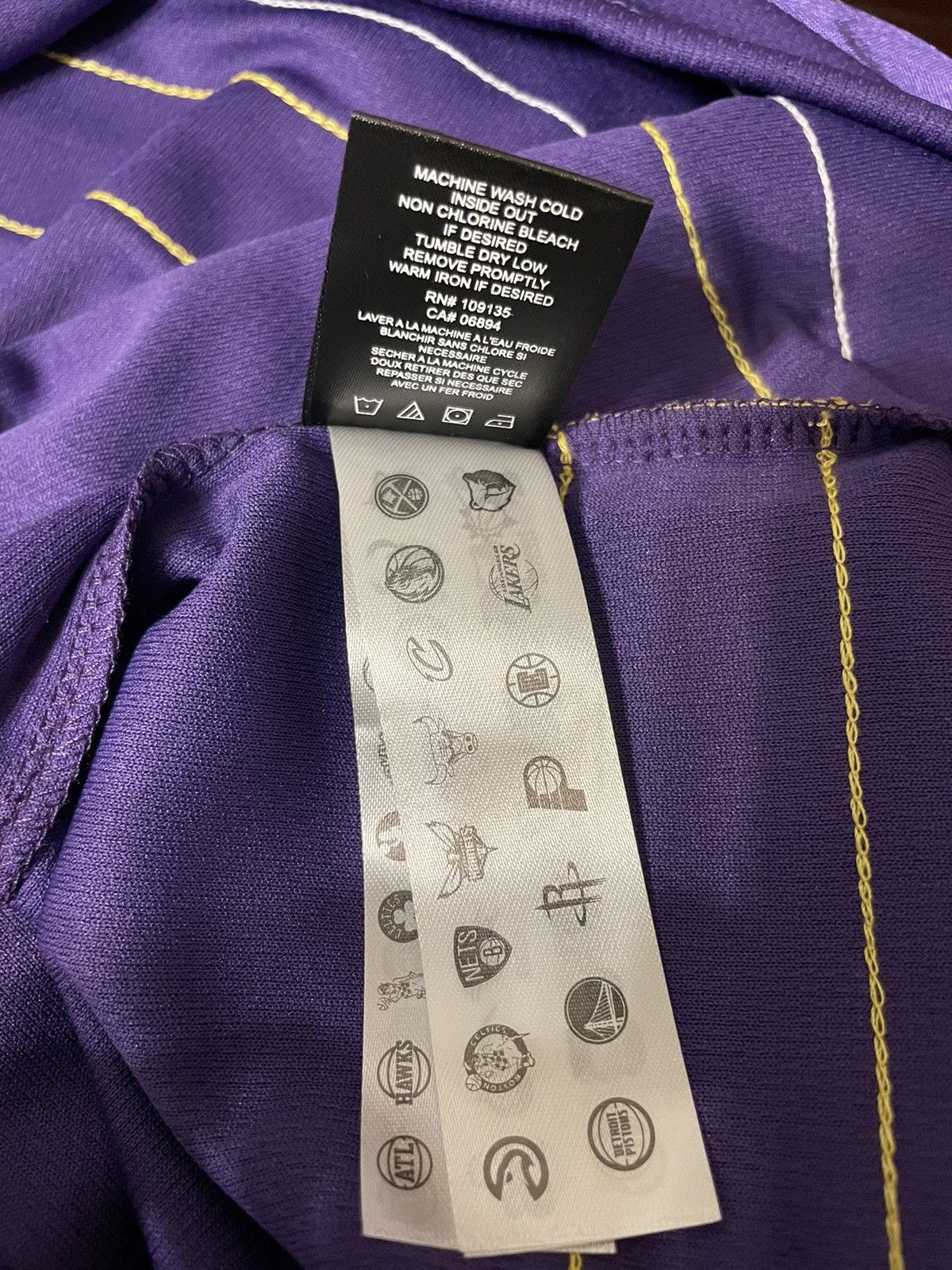 NBA 🔥 Lakers Jersey Size US L / EU 52-54 / 3 - 3 Thumbnail