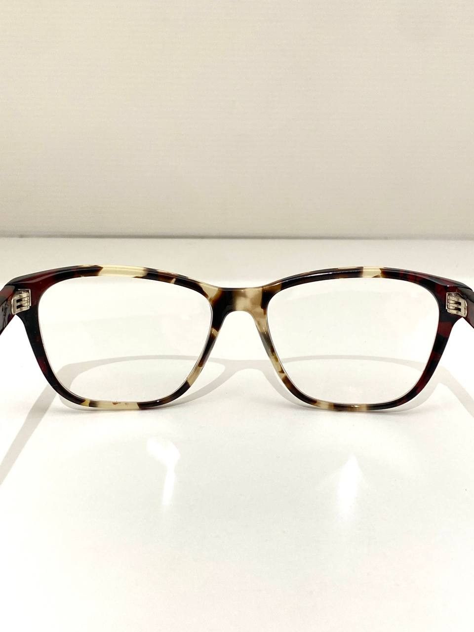 Prada Prada Logo Jacquard Retro Cat Eye Vintage Eyeglasses Y2K Size ONE SIZE - 7 Thumbnail