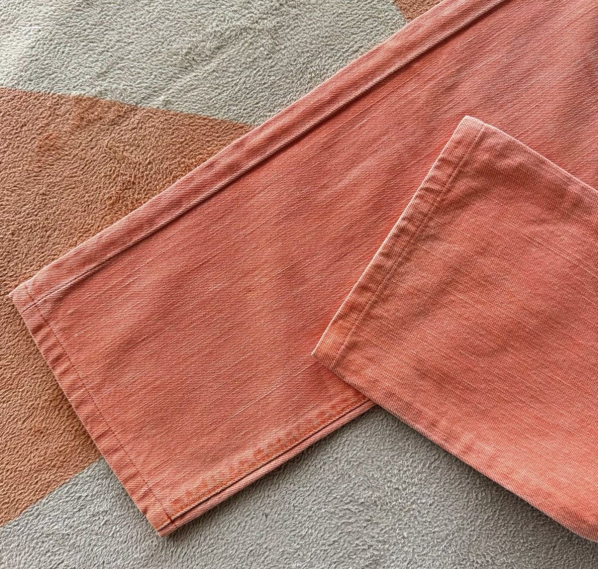 Denim & Supply Ralph Lauren Denim Supply Ralph Lauren Pink Distressed Jeans K22 Size US 31 - 8 Thumbnail
