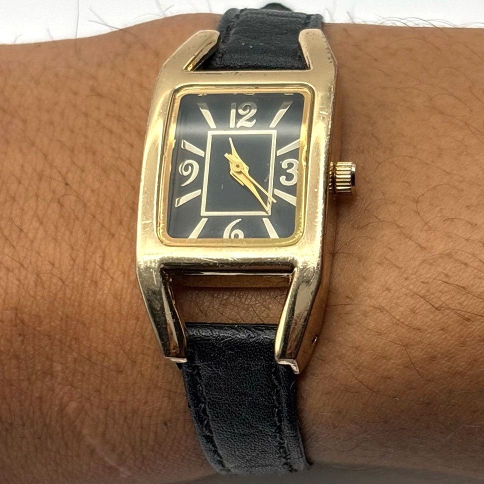 Other 90s Gold & Black Watch Size ONE SIZE - 2 Thumbnail