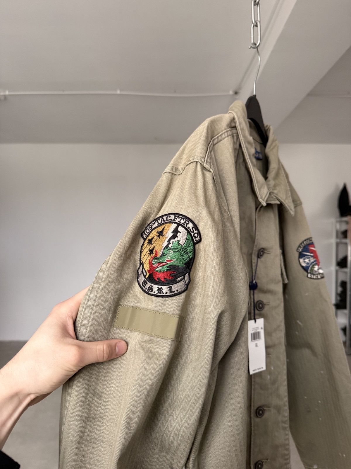 Polo Ralph Lauren RARE Polo Ralph Lauren Military Overshirt Jacket Size US XL / EU 56 / 4 - 9 Thumbnail