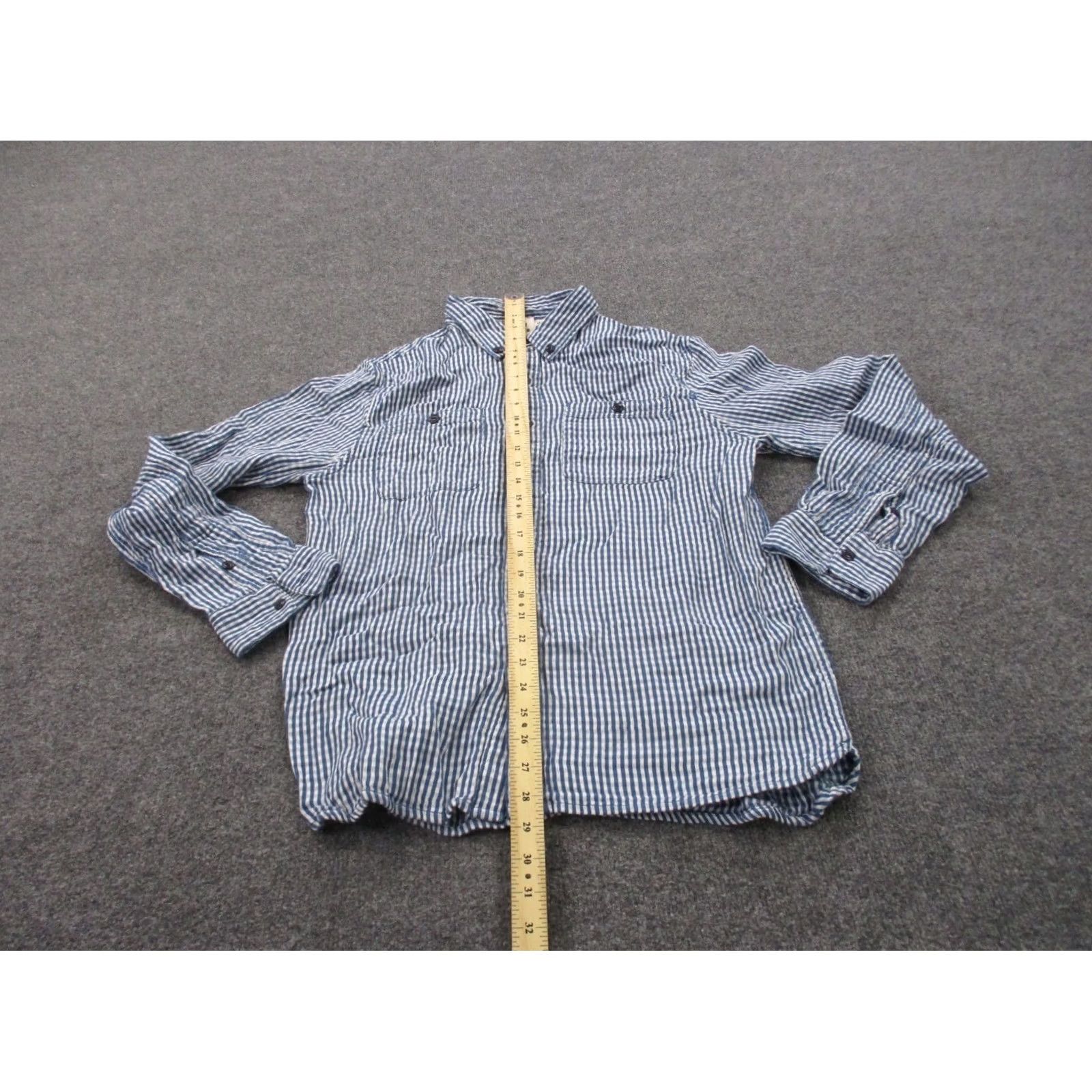Flint And Tinder Flint and Tinder Shirt Men M Blue Plaid Classic Button-Up Casual Work Size US M / EU 48-50 / 2 - 3 Thumbnail