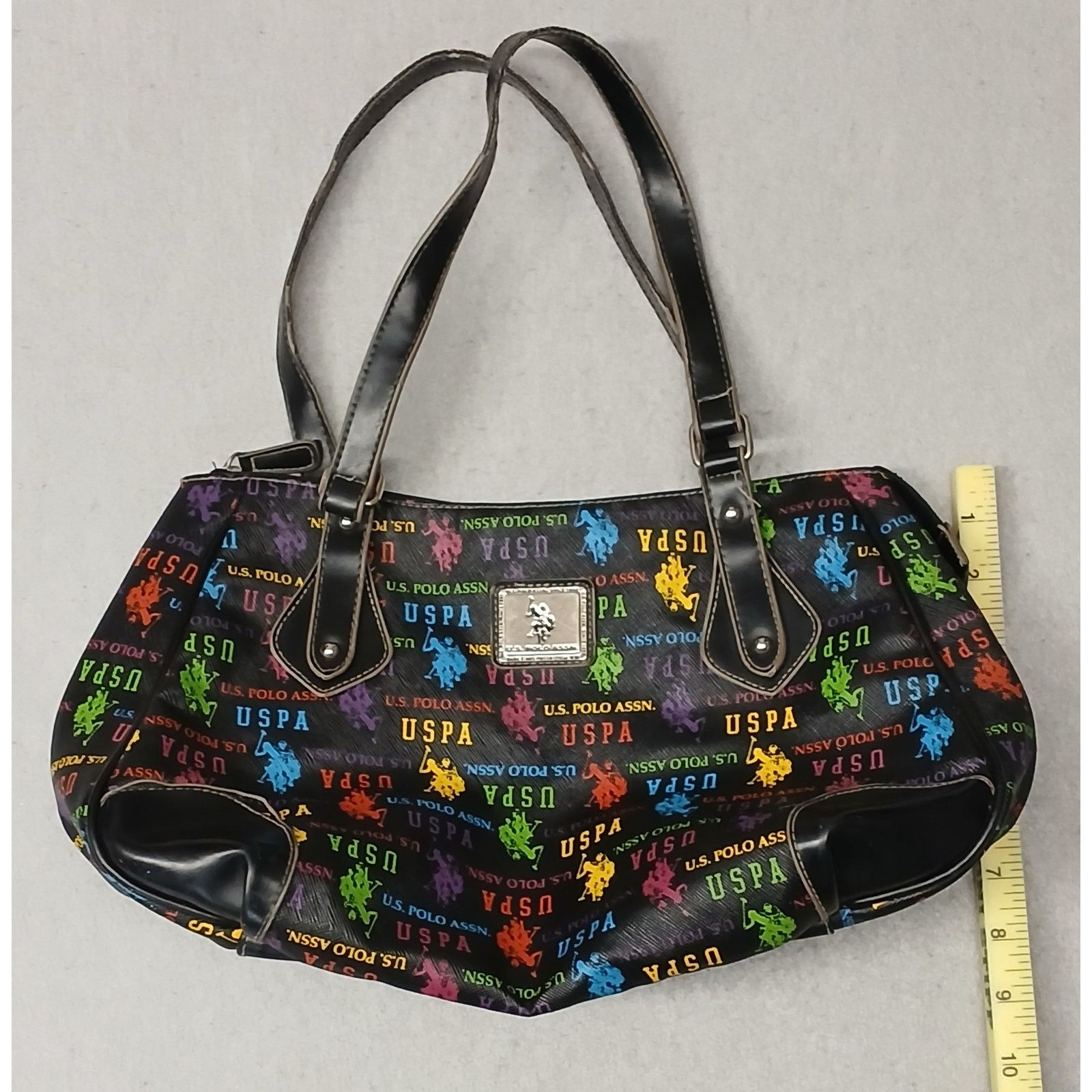 U.S. Polo Assn. U.S. Polo Assn. Nylon Multicolor Logo Shoulder Tote Bag Size ONE SIZE - 3 Thumbnail