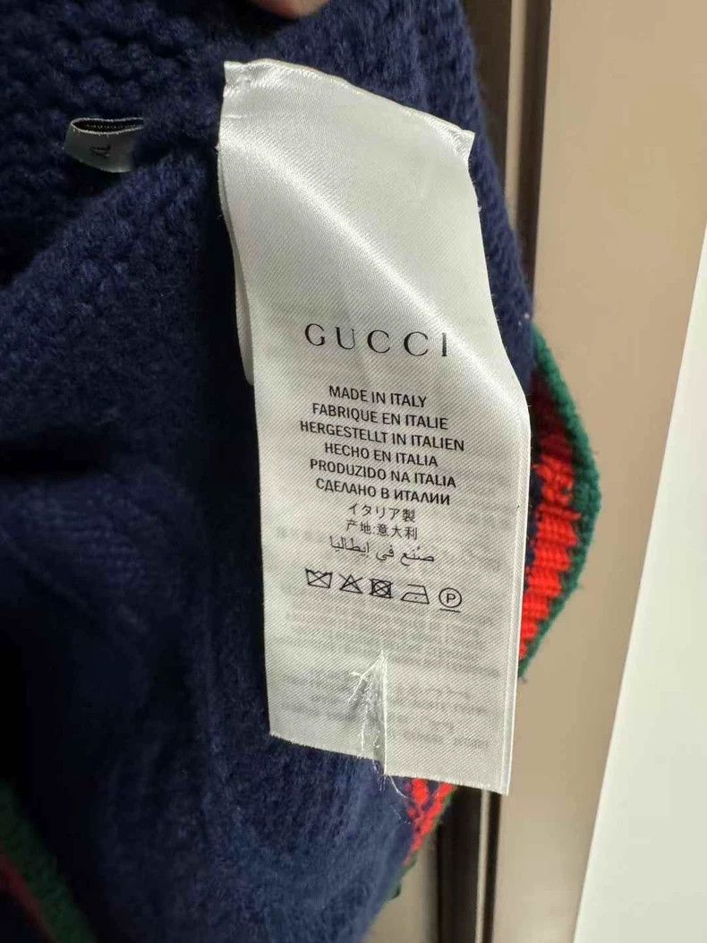 Gucci Gucci Red and green cardigan sweater 2501-Nextarrow Size US XL / EU 56 / 4 - 4 Thumbnail
