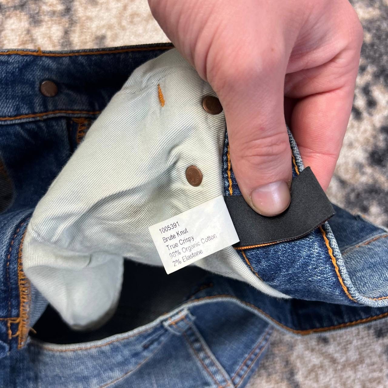 Nudie Jeans Nudie Jeans Vintage Baggy Blue Denim Jeans Size US 33 - 8 Thumbnail