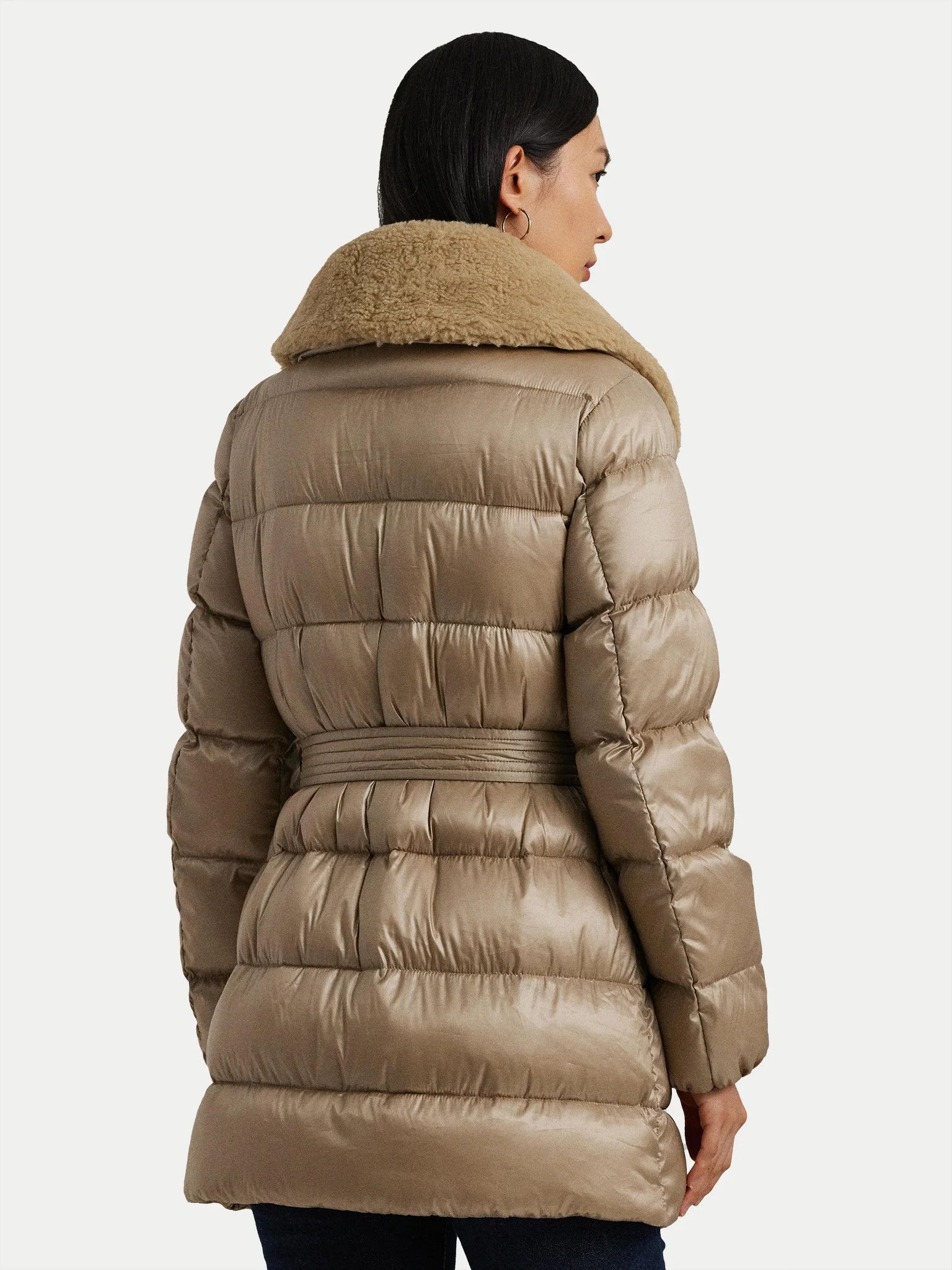 Lauren Ralph Lauren LAUREN RALPH LAUREN Down Quilted Jacket With Removable Fur Size S / US 4 / IT 40 - 4 Thumbnail