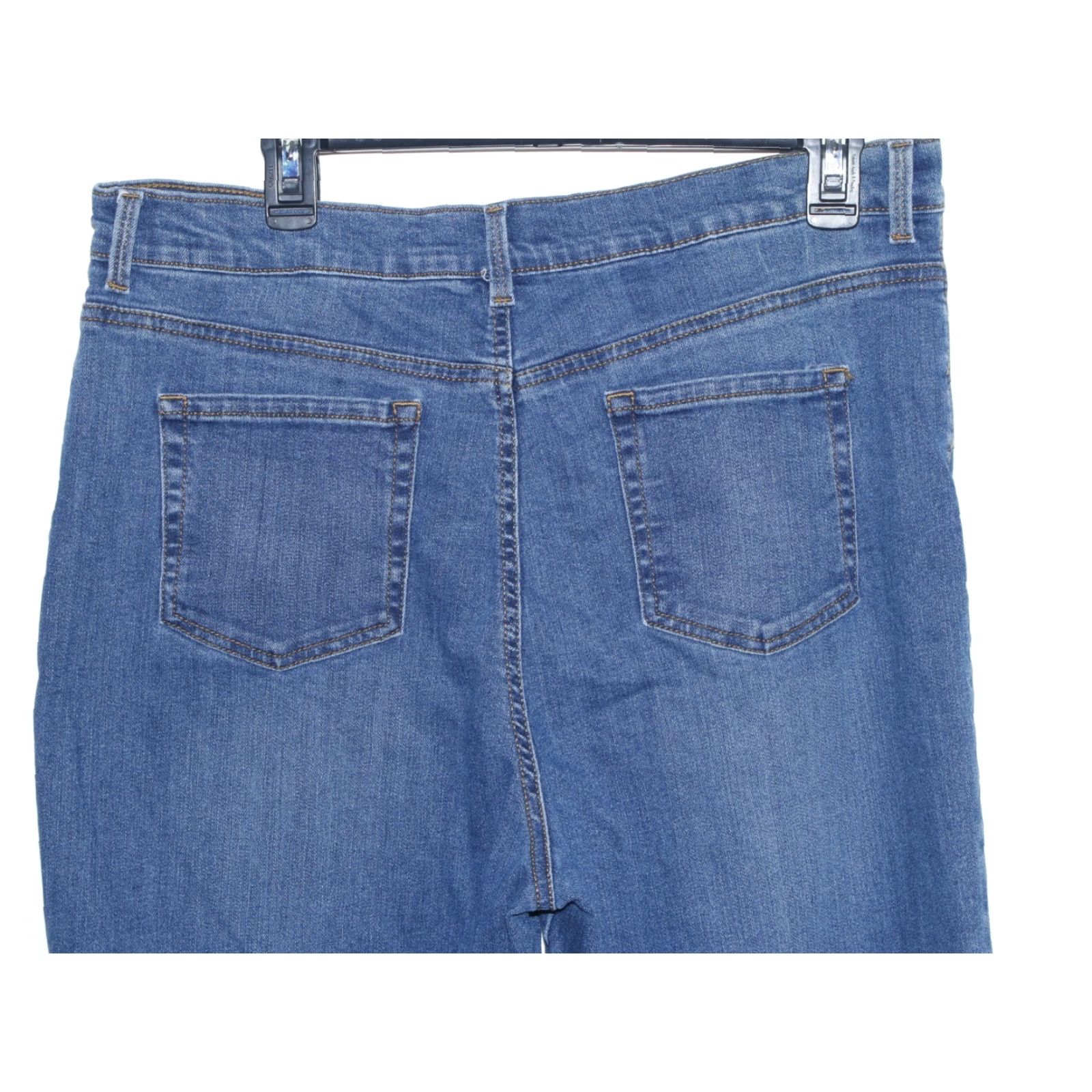 Gloria Vanderbilt Gloria Vanderbilt Amanda Jeans Women Medium Wash 34X30 Straight 16 Blue 5-Pocket Denim Stretch Size 38" / US 16 / IT 52 - 6 Thumbnail